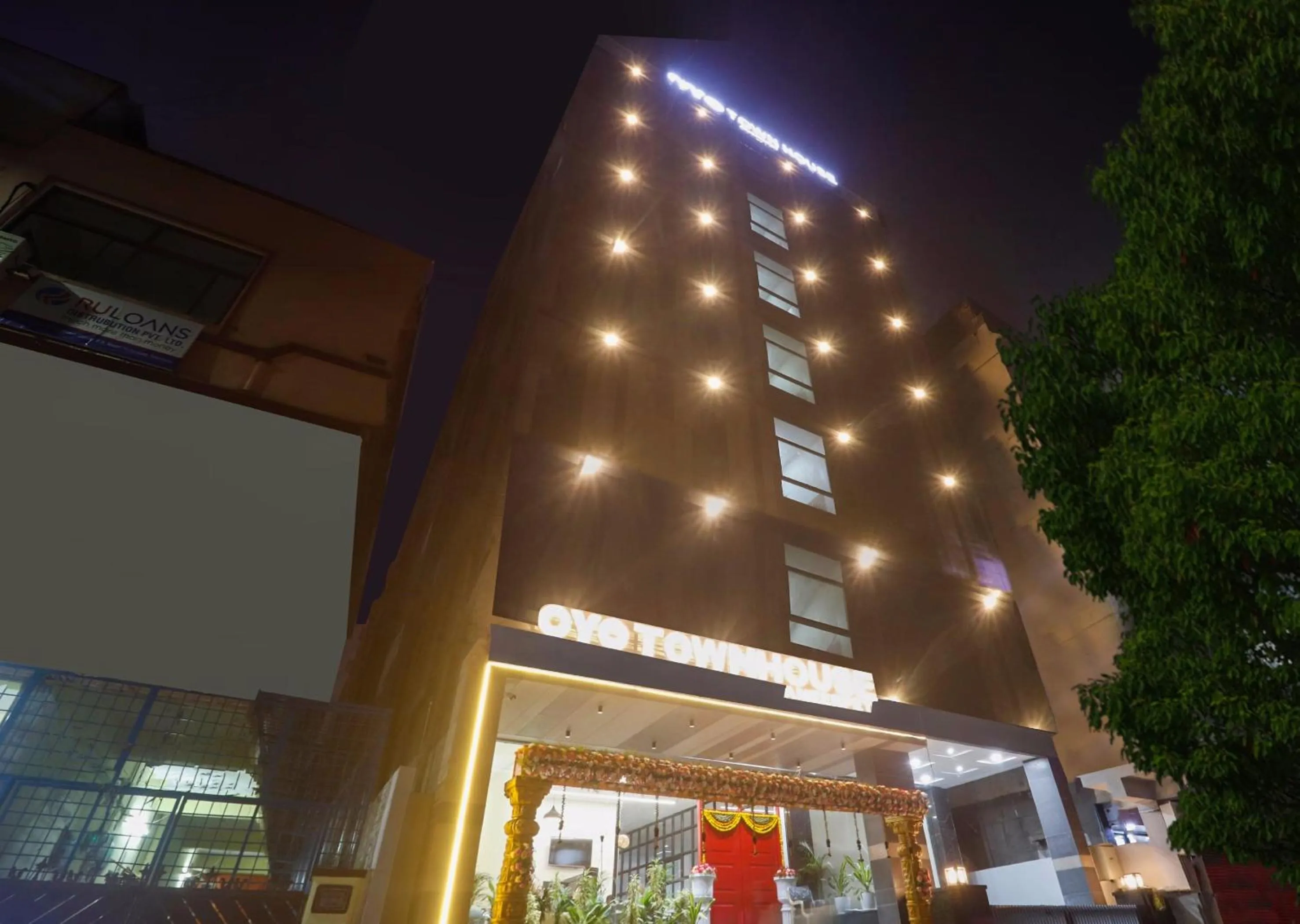 Facade/entrance in Townhouse Ameerpet