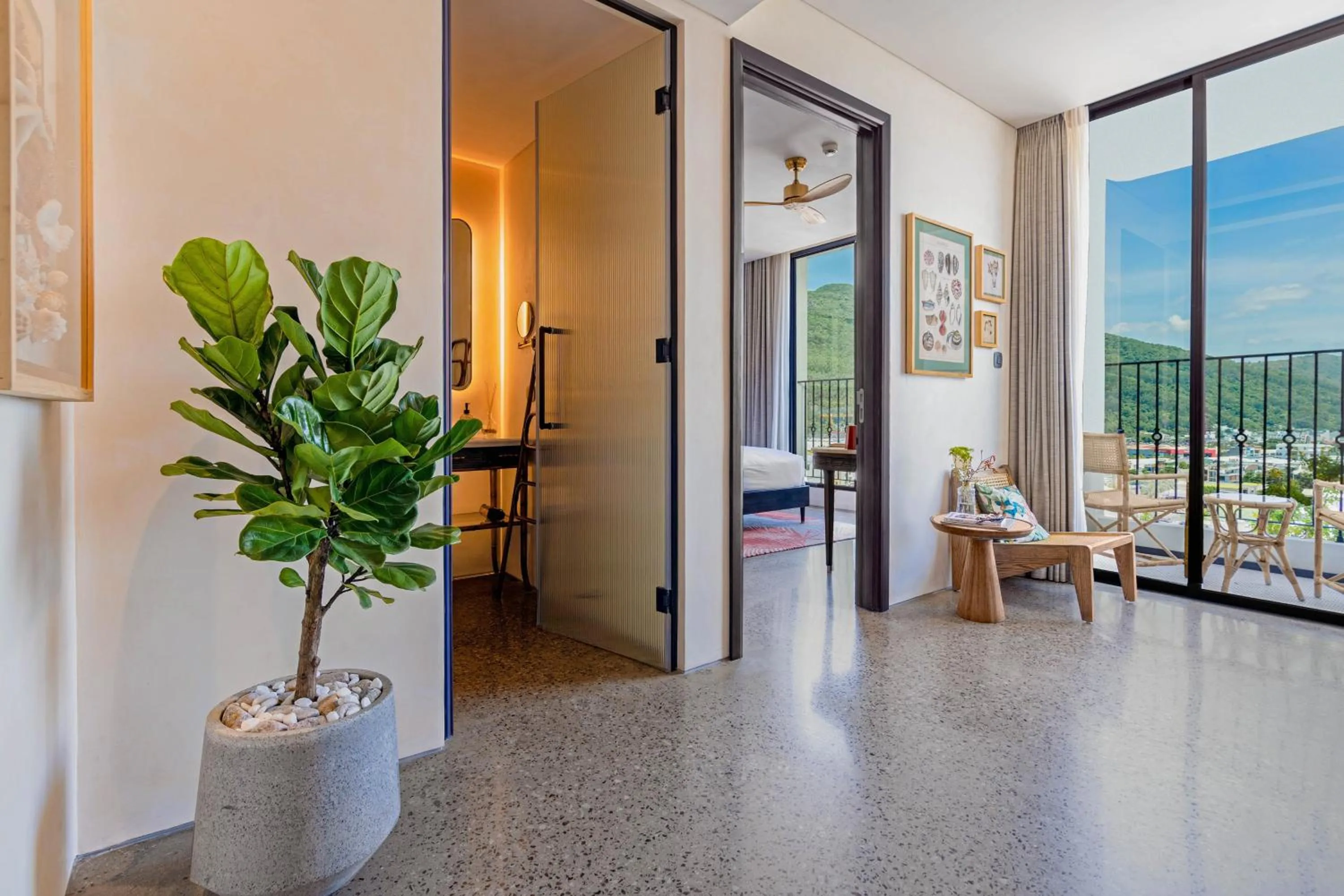 Seating area in L'amor Boutique Hotel Quy Nhơn