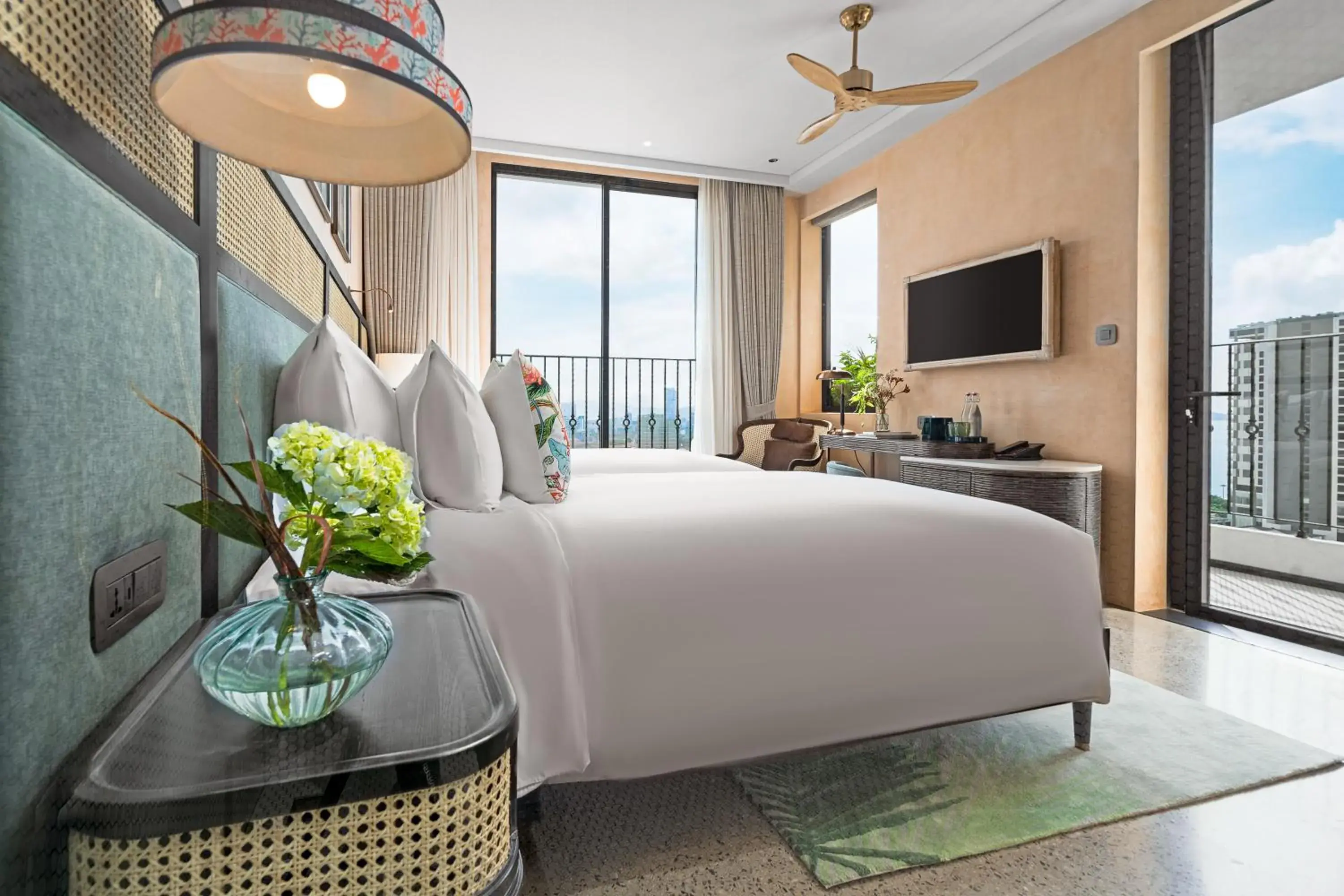 Deluxe Twin Sea View in L'amor Boutique Hotel Quy Nhơn Deluxe Twin Sea View in L'amor Boutique Hotel Quy Nhơn