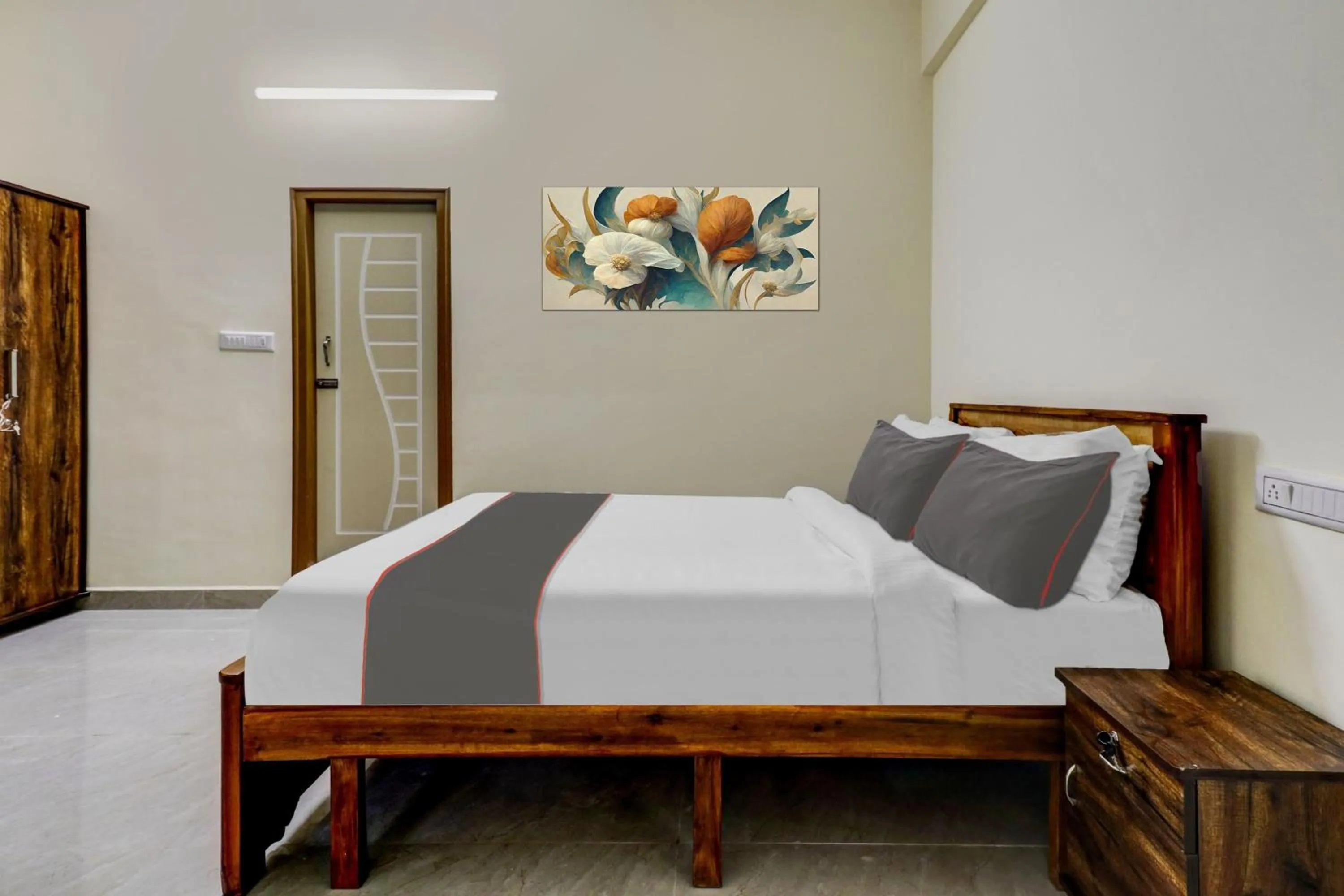 Bedroom, Bed in Hotel O Manyata Palace