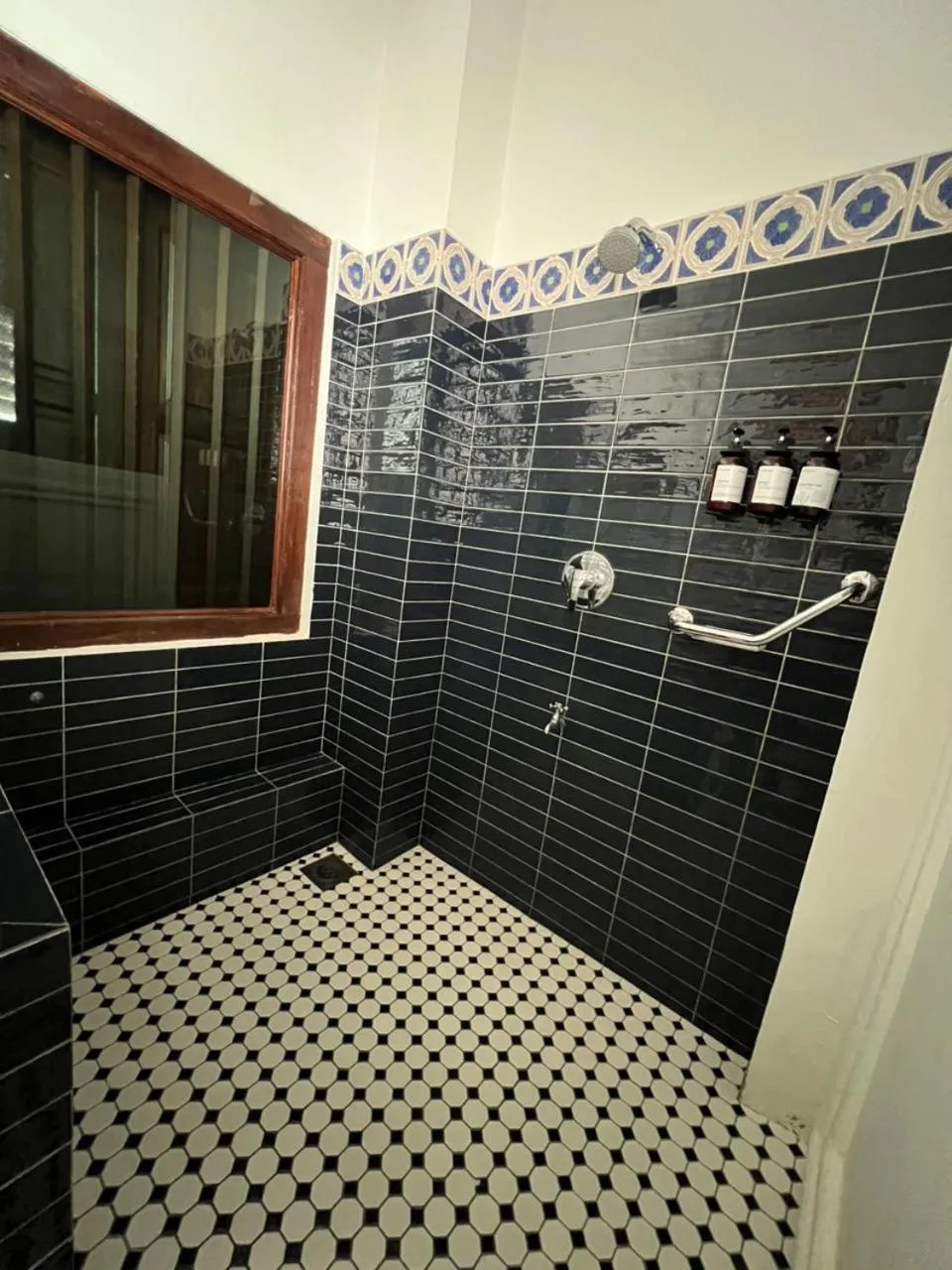 Shower in East Indies Mansion