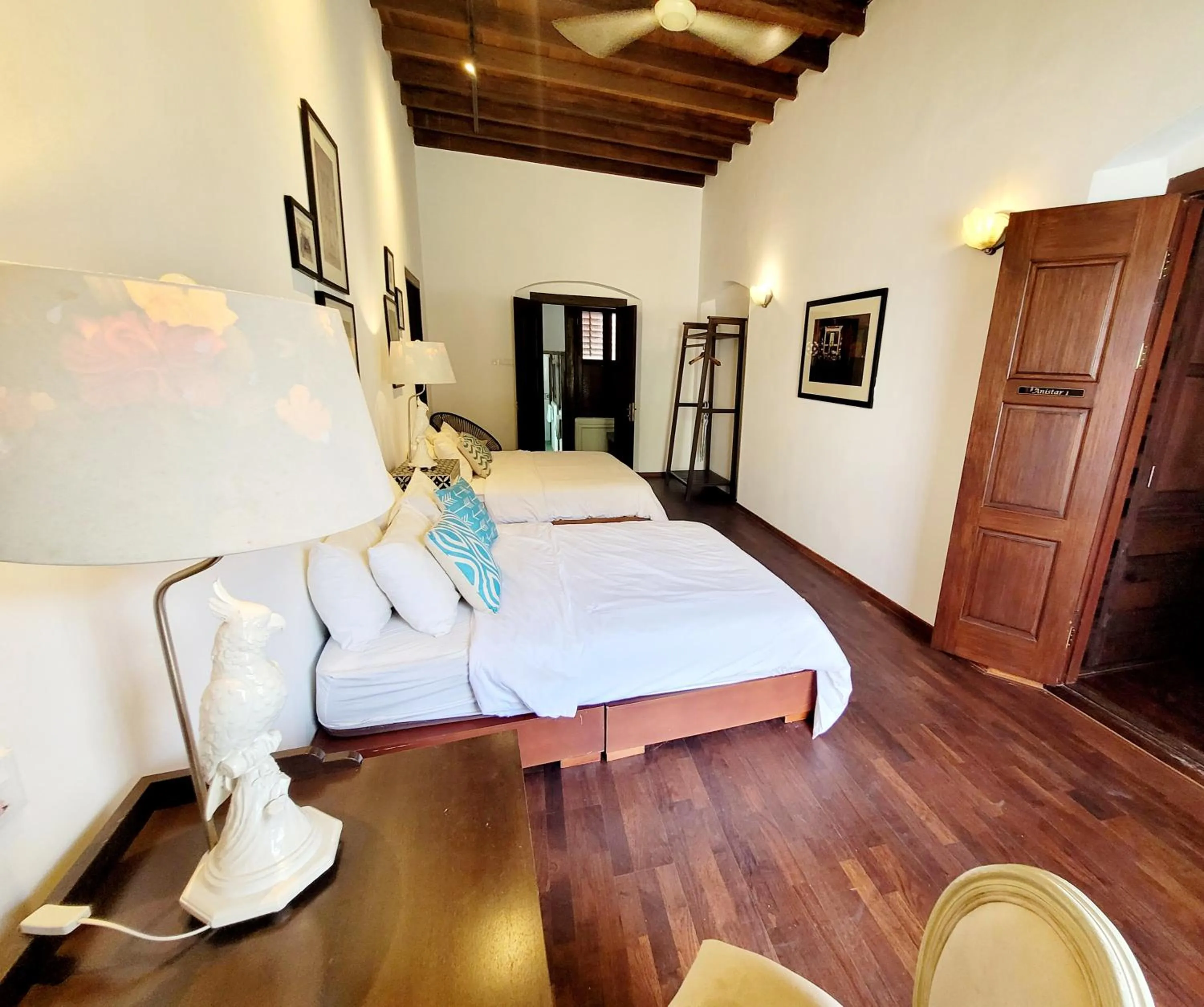 Bed in East Indies Mansion