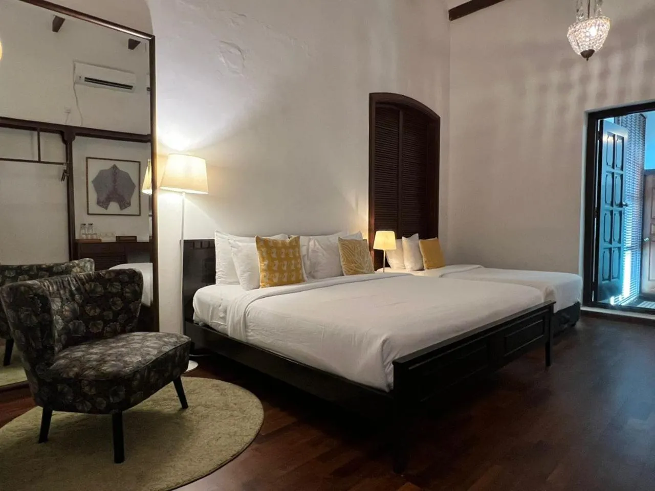 Bed in East Indies Mansion