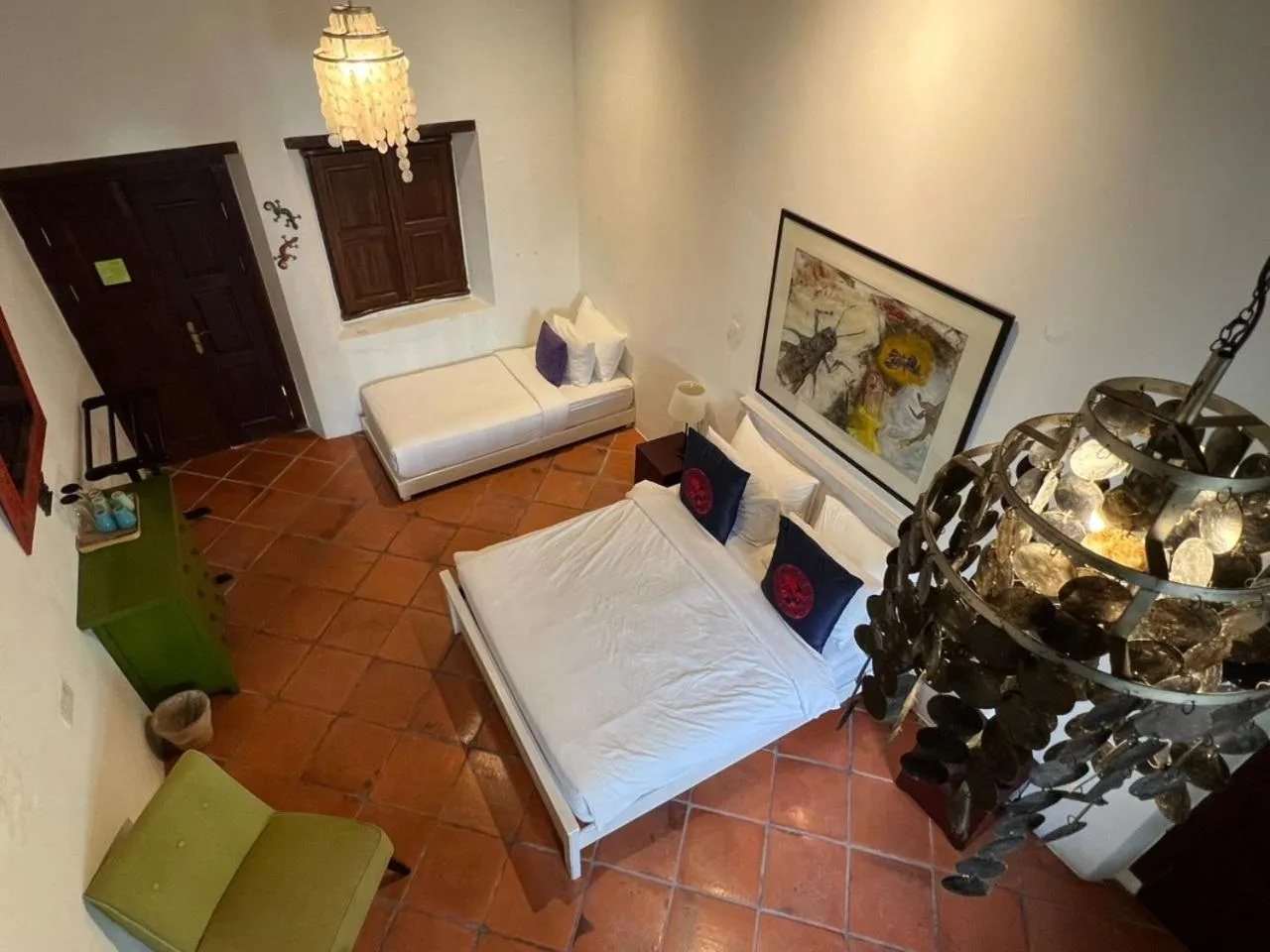 Bedroom, Bed in East Indies Mansion