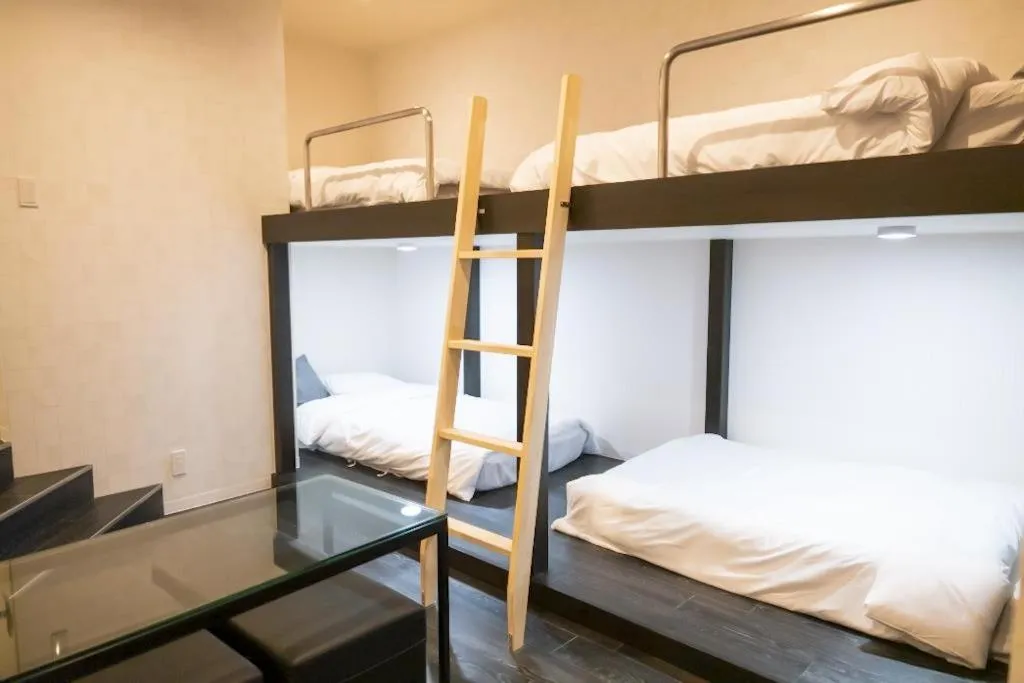 Photo of the whole room, Bed in GRAND CAVE MOTOMACHI