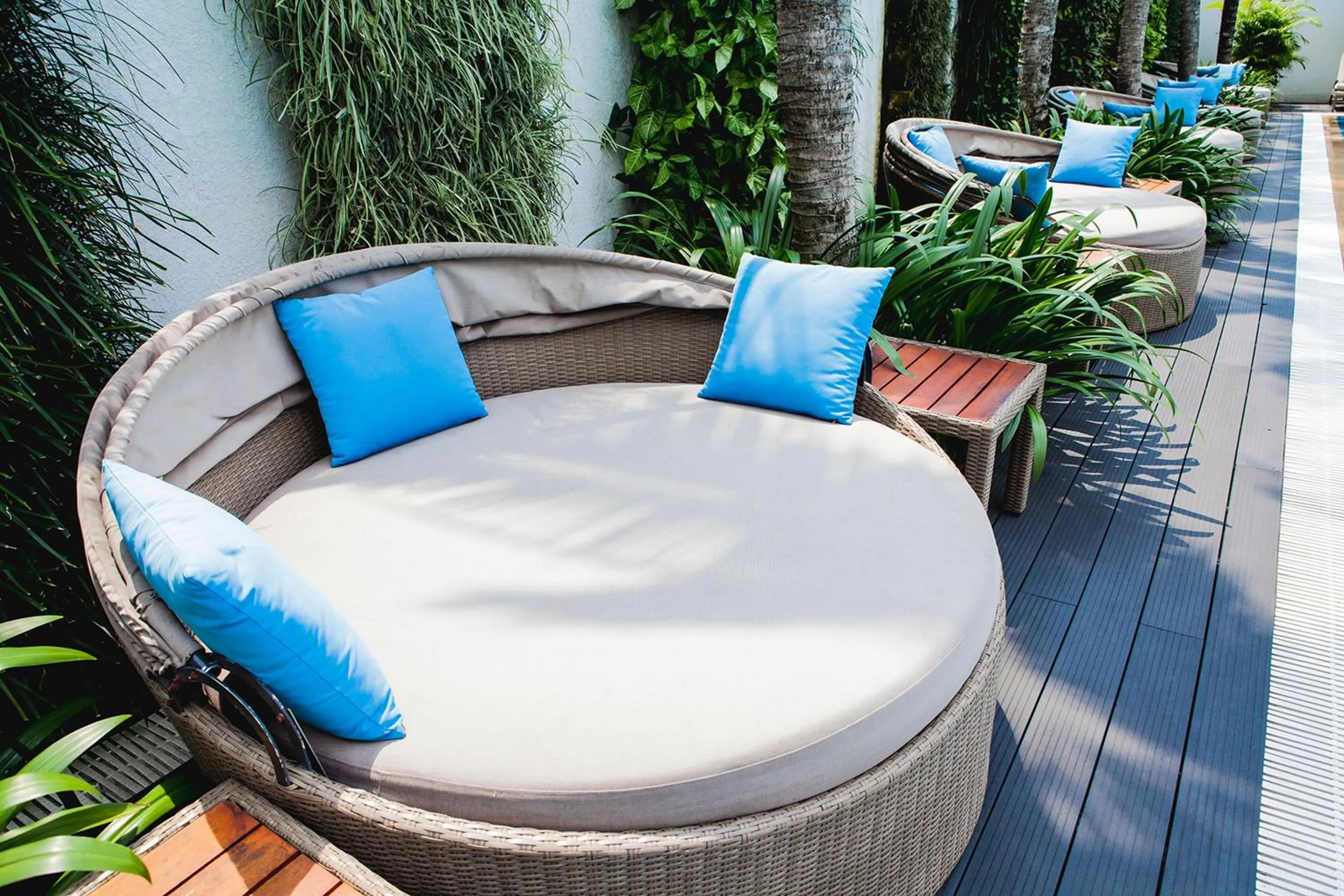 Decorative detail in Villa Song Saigon