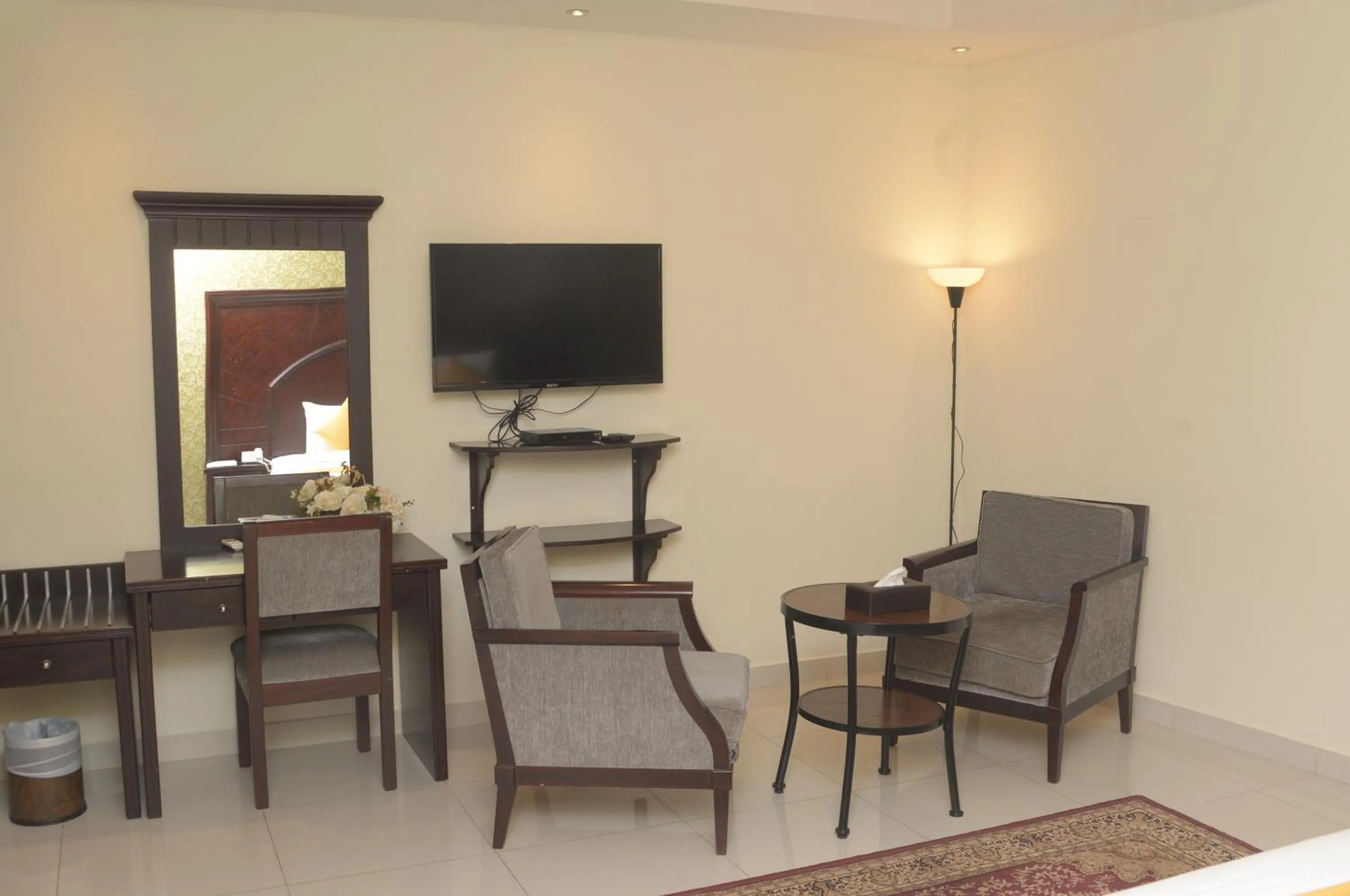 Seating area in Asfar Hotel Apartments