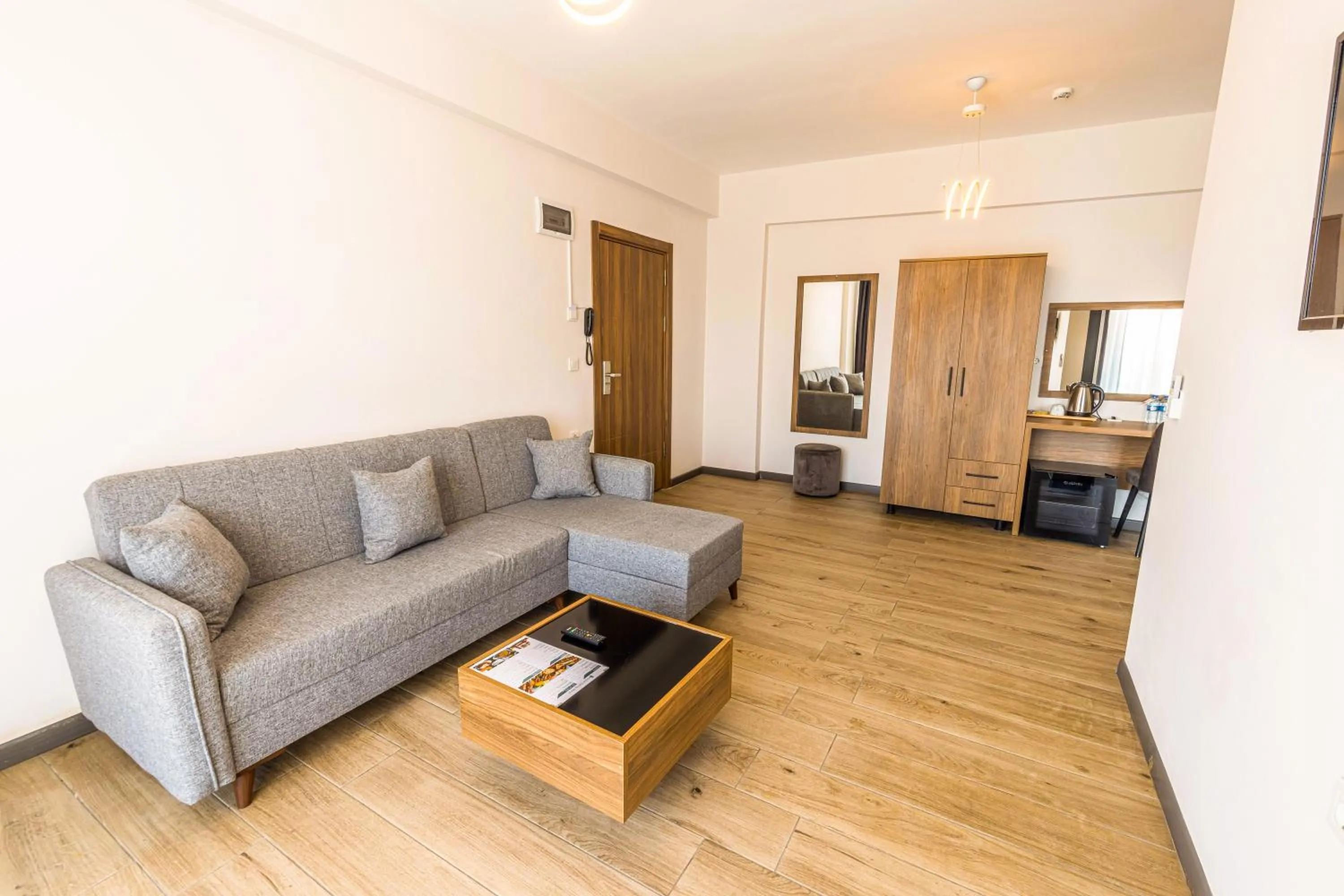 Living room in ND Suite