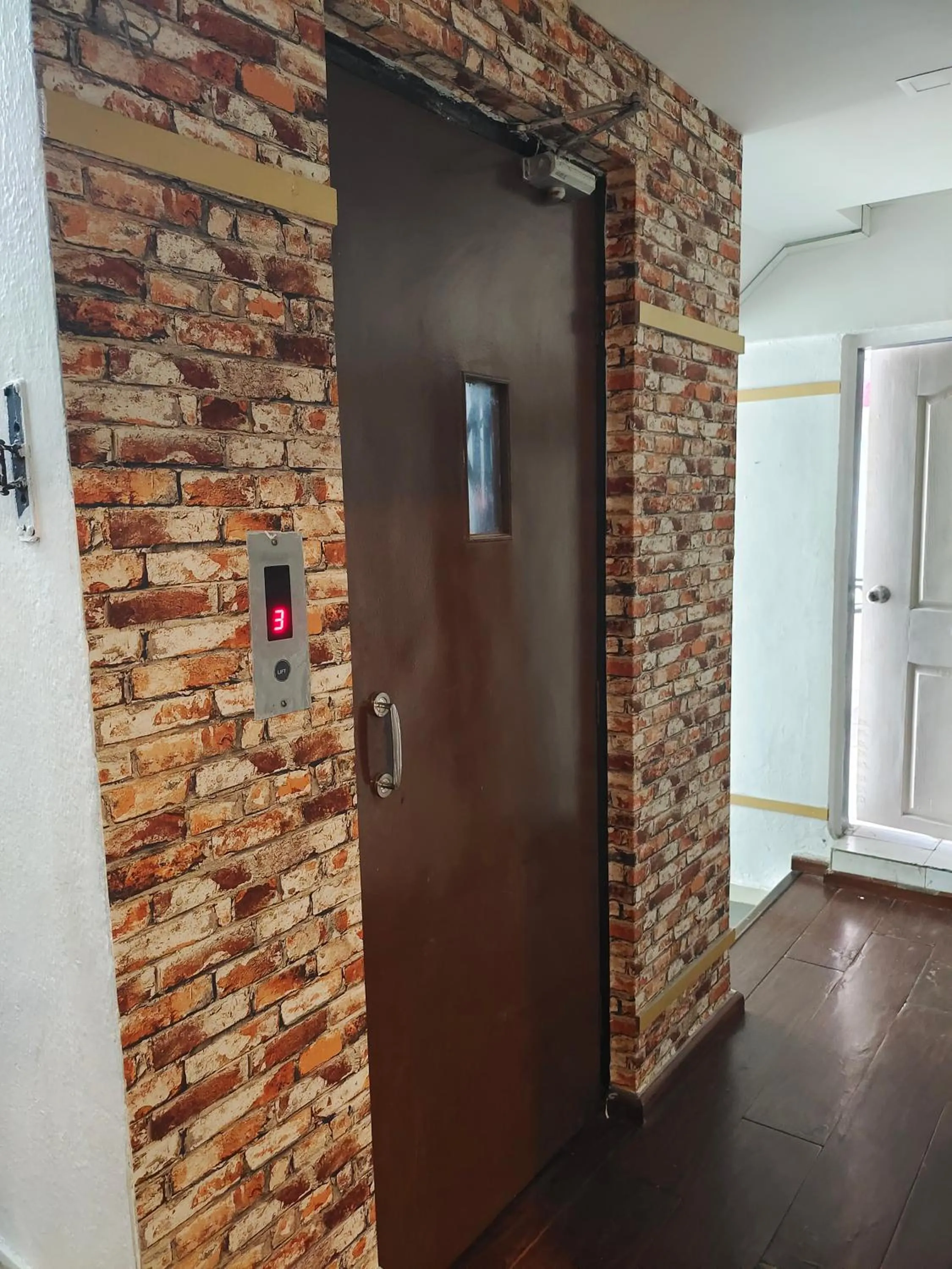 elevator in Astha Residency