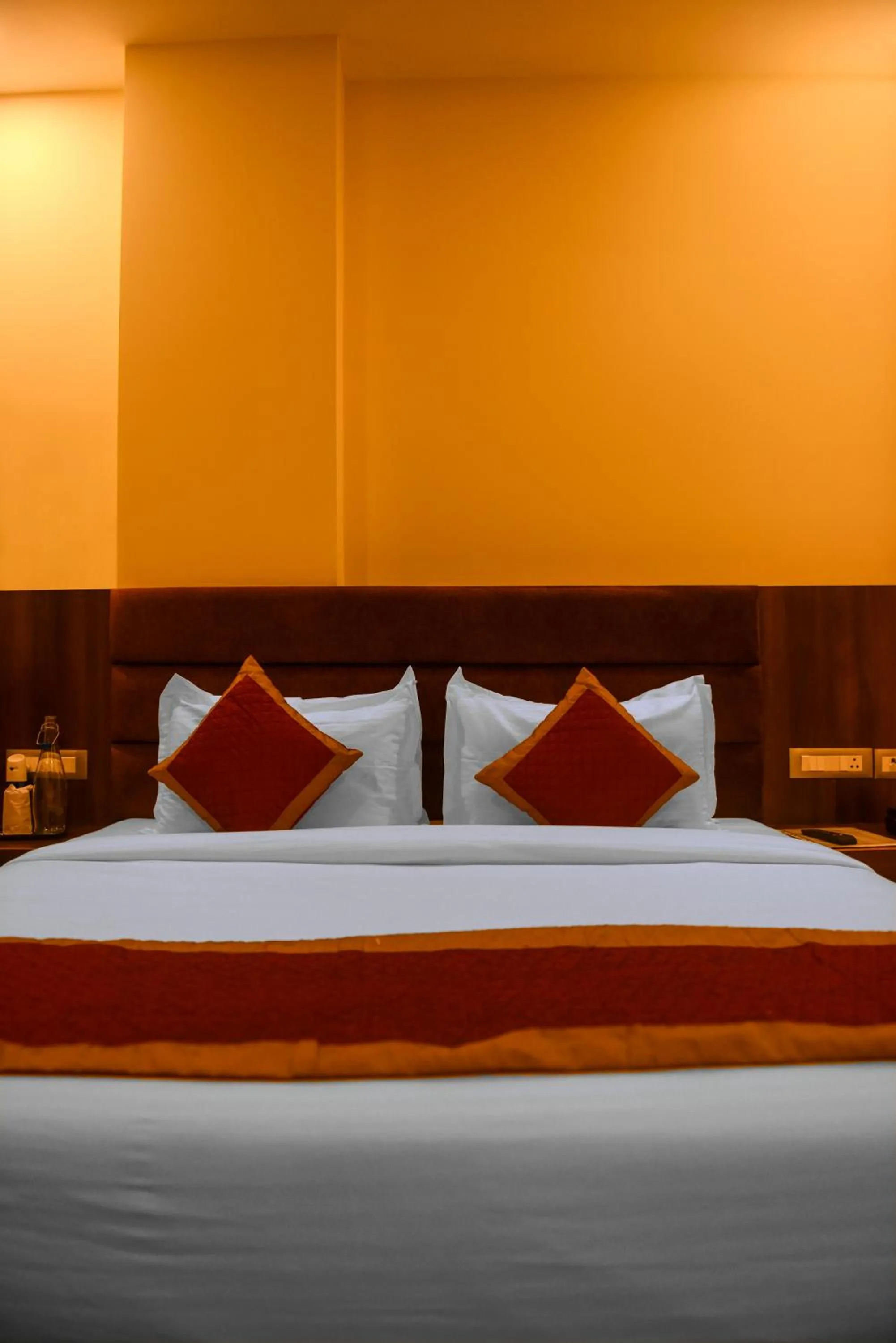 Photo of the whole room, Bed in The Abhyudyam Ganga