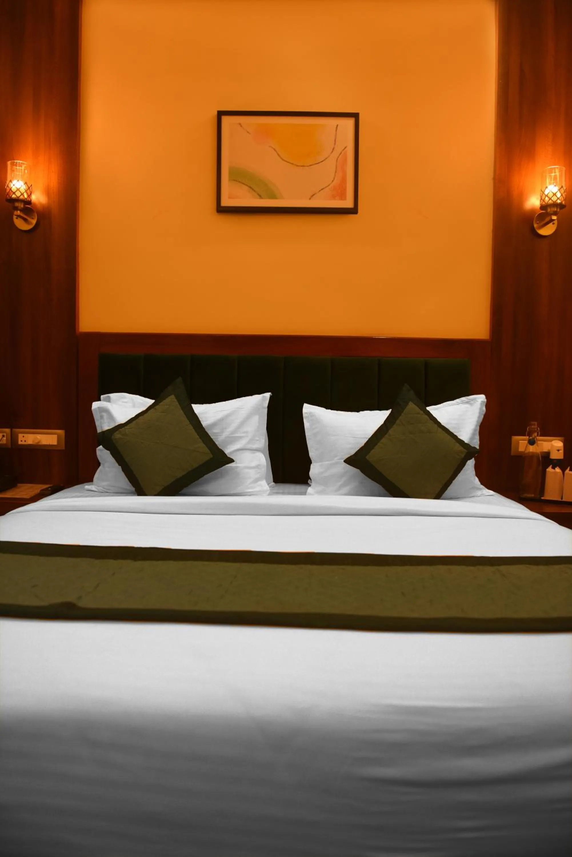 Photo of the whole room, Bed in The Abhyudyam Ganga