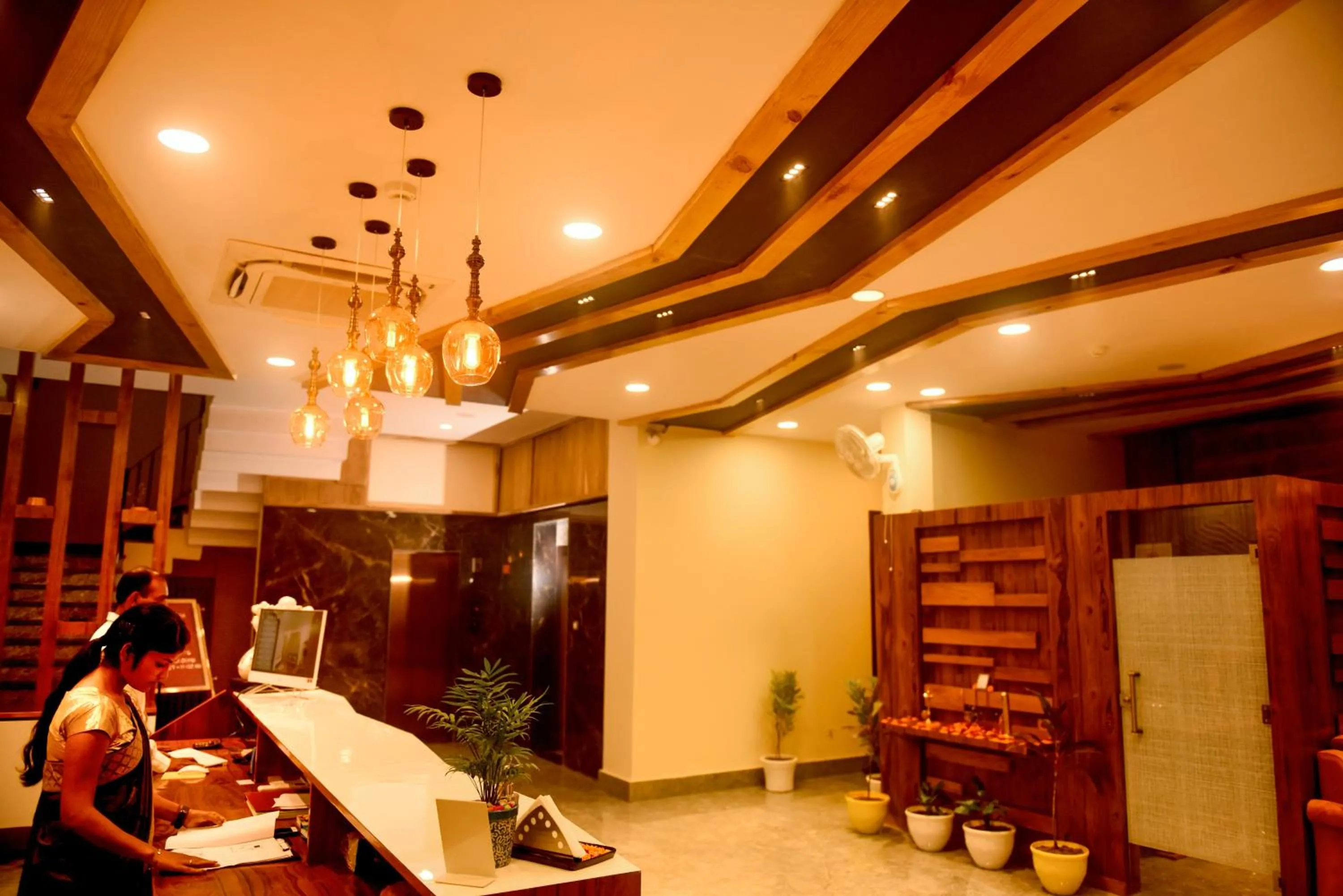 Lobby or reception in The Abhyudyam Ganga