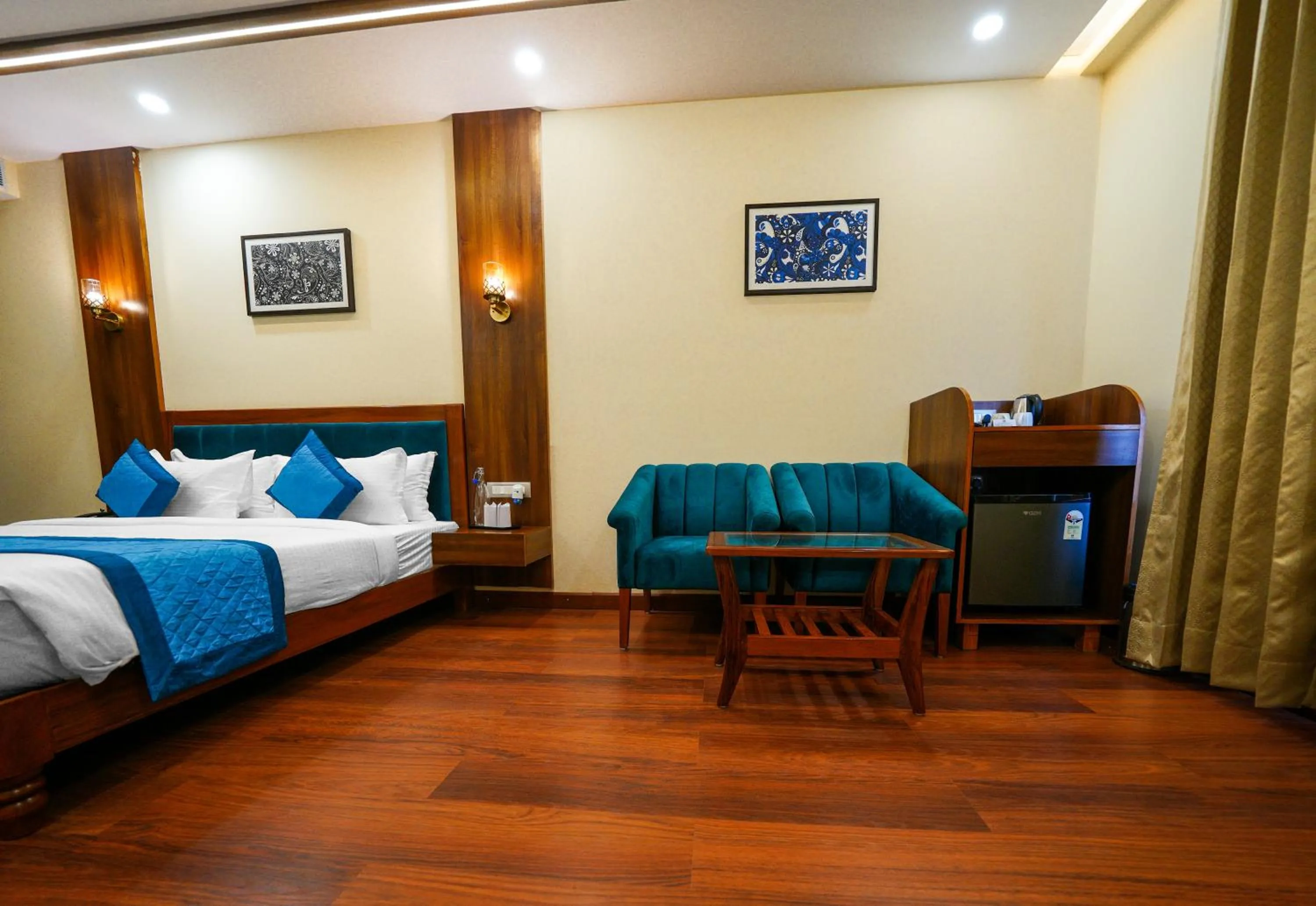 Bed in The Abhyudyam Ganga