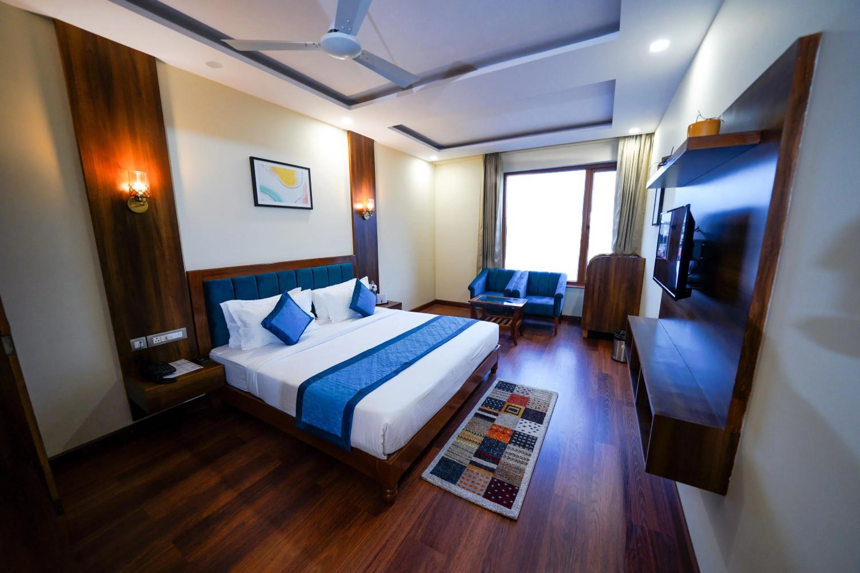 Photo of the whole room, Bed in The Abhyudyam Ganga