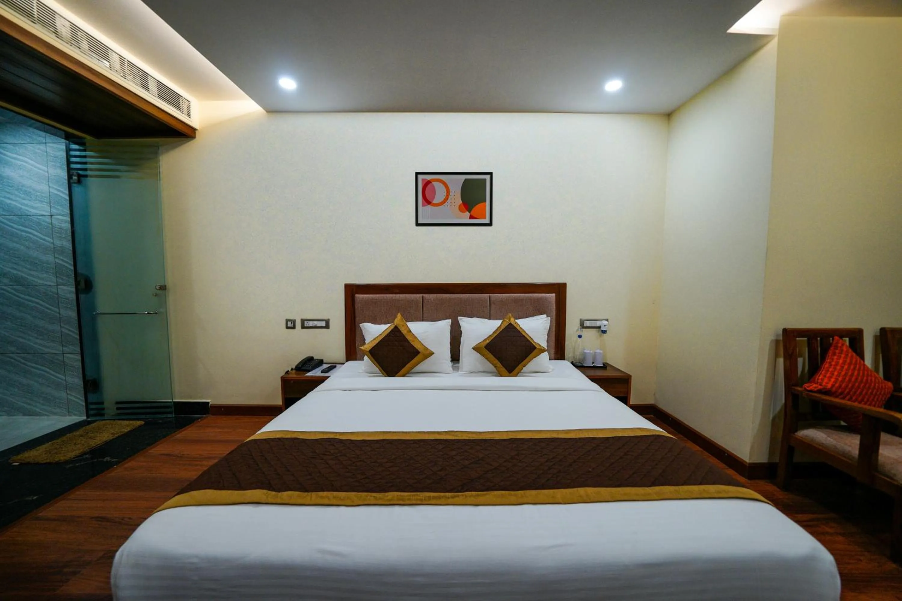 Bed in The Abhyudyam Ganga