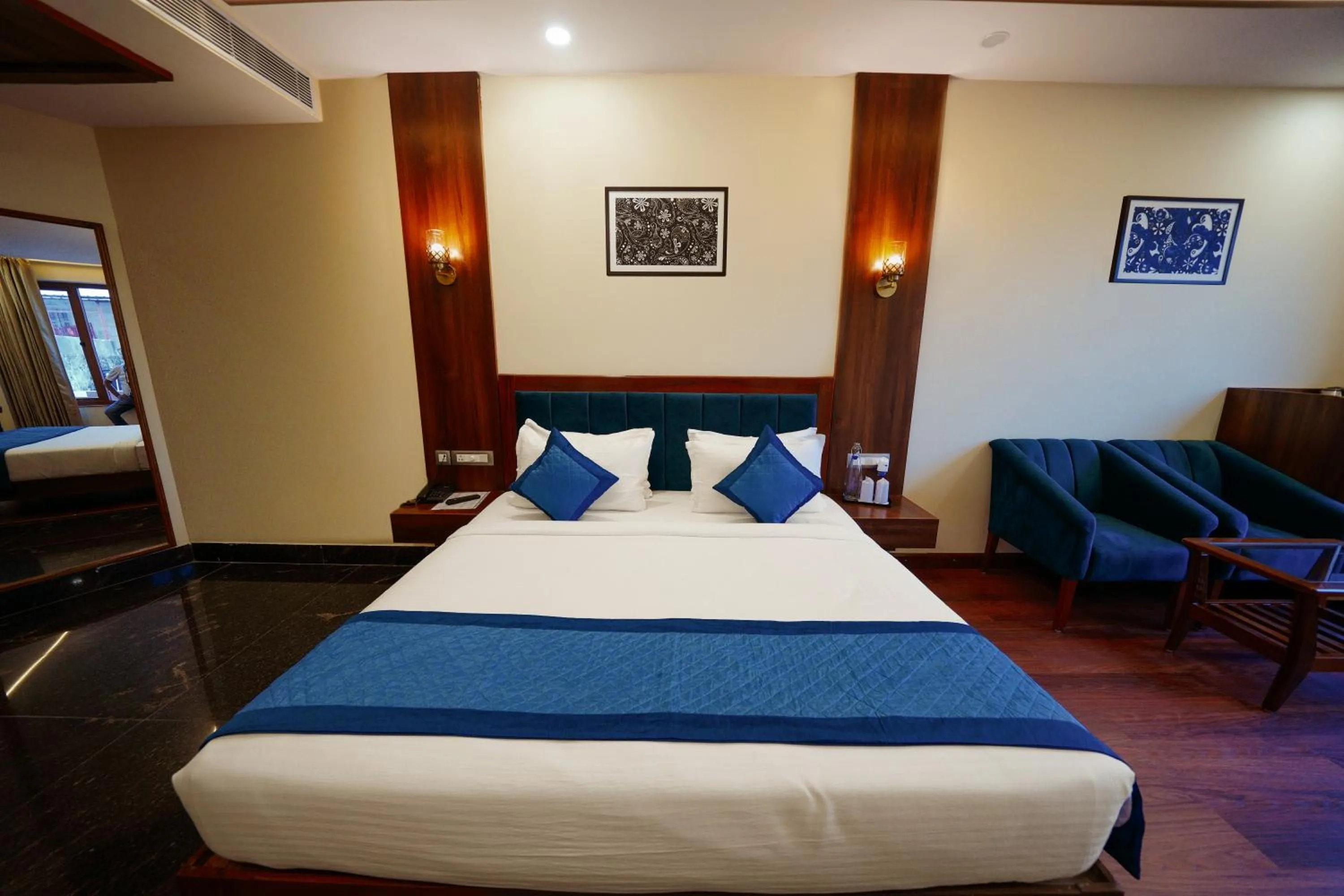 Bed in The Abhyudyam Ganga