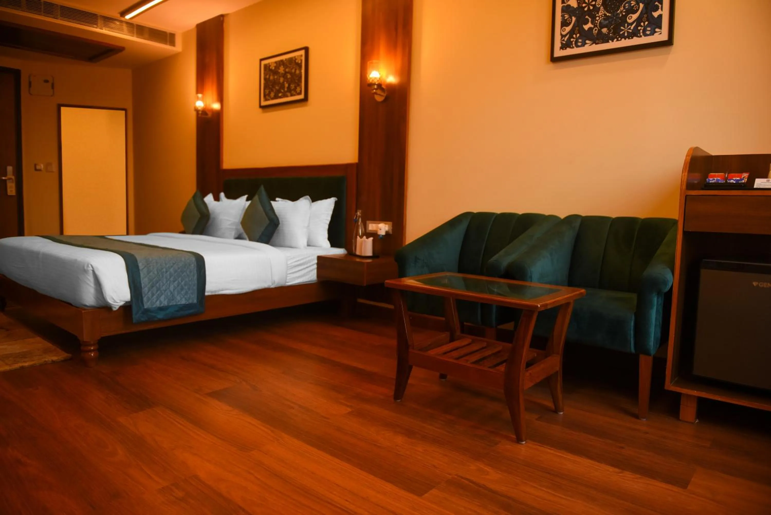 Bed in The Abhyudyam Ganga
