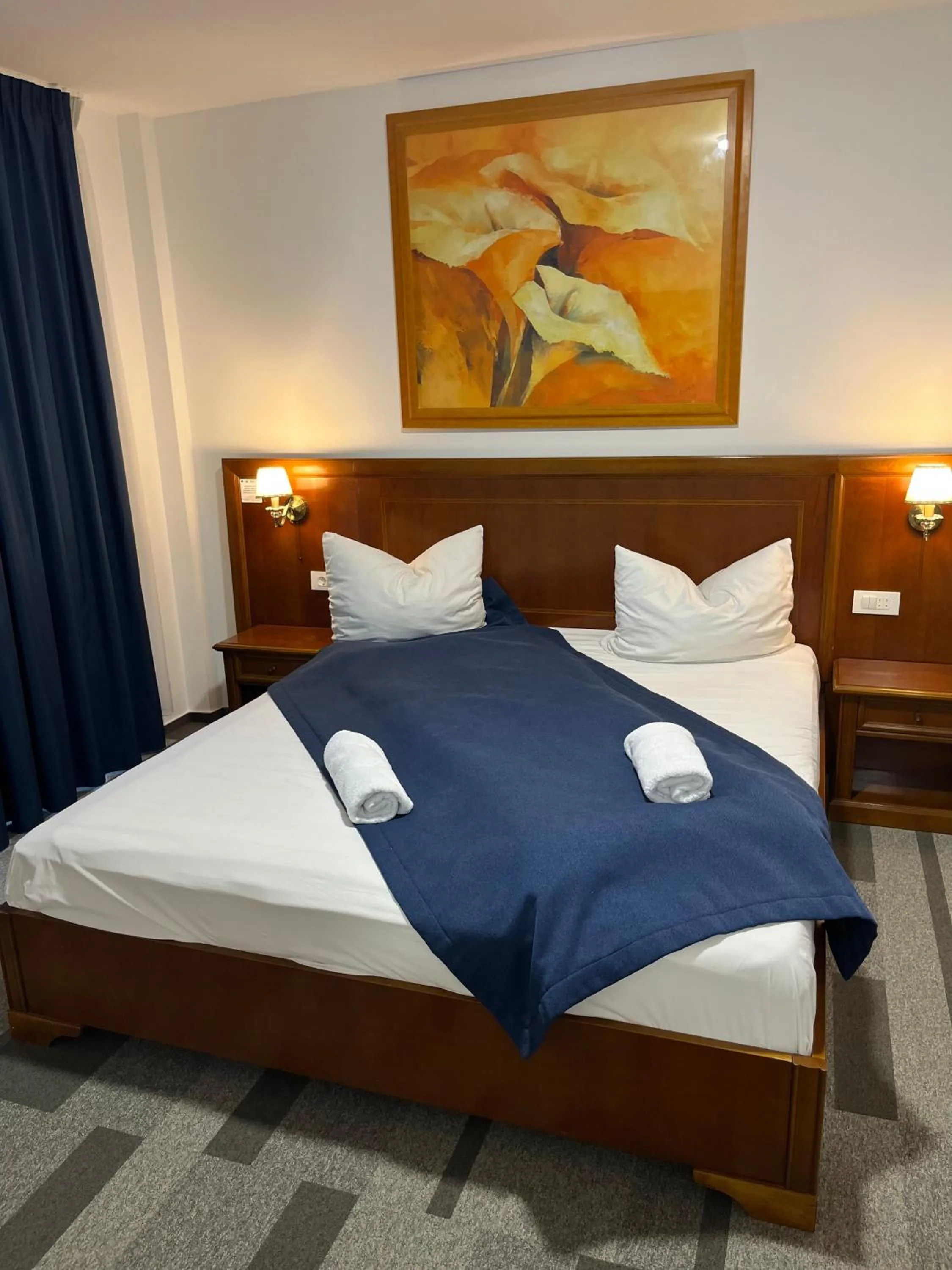 Bed in Pensiunea View Cluj, panoramă superbă, liniște în natură, acces rapid la oraș
