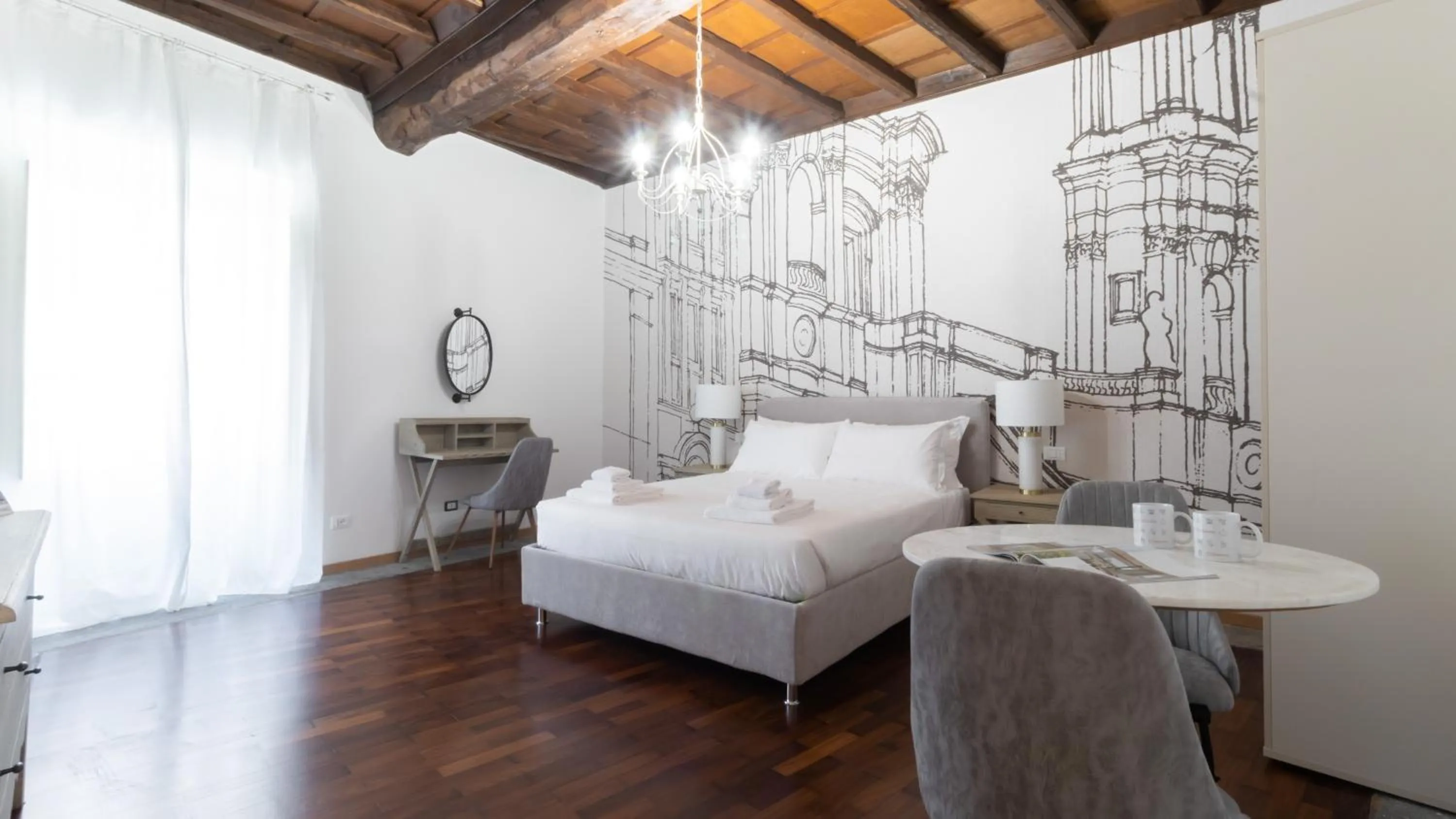 Bed in Italianway Collection - Barberini Elegantia Apartments Roma