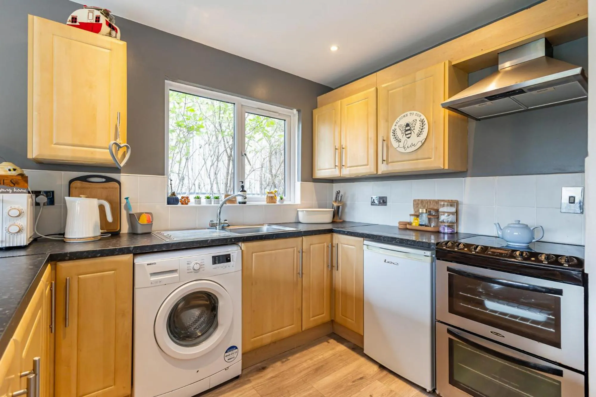 Kitchen or kitchenette in Central Apartment 3B