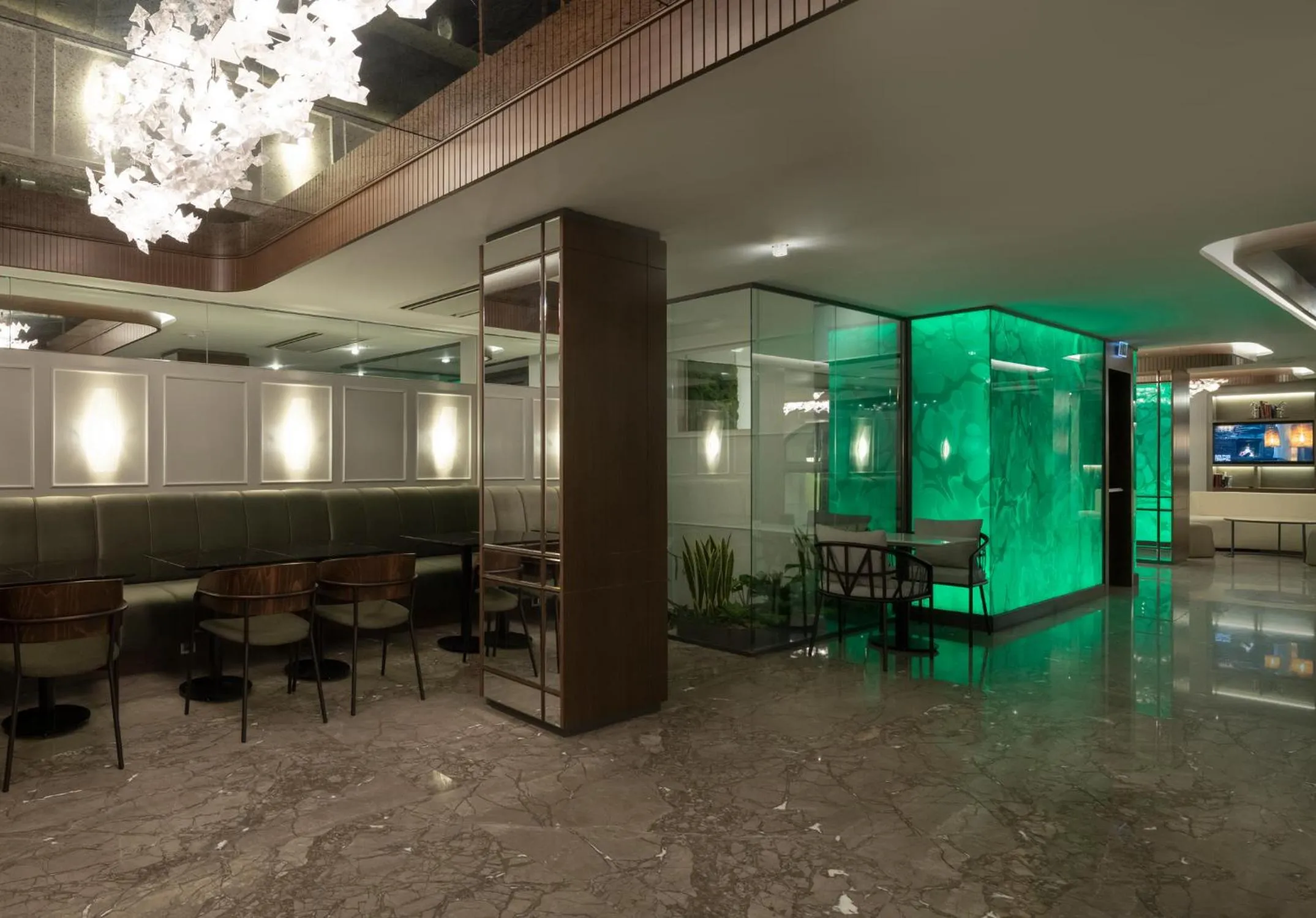 Lobby or reception in Hotel Nena