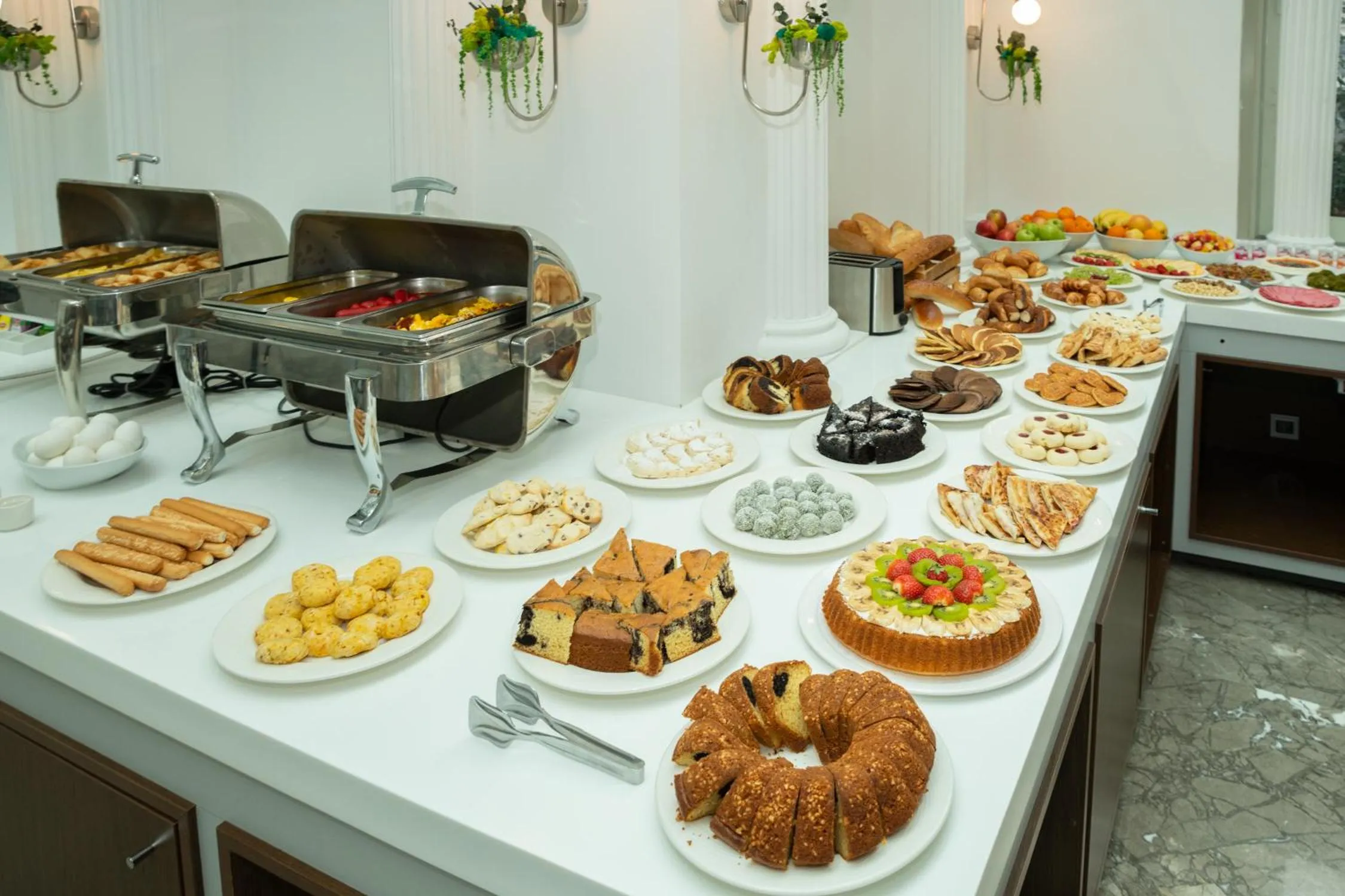 Buffet breakfast in Hotel Nena