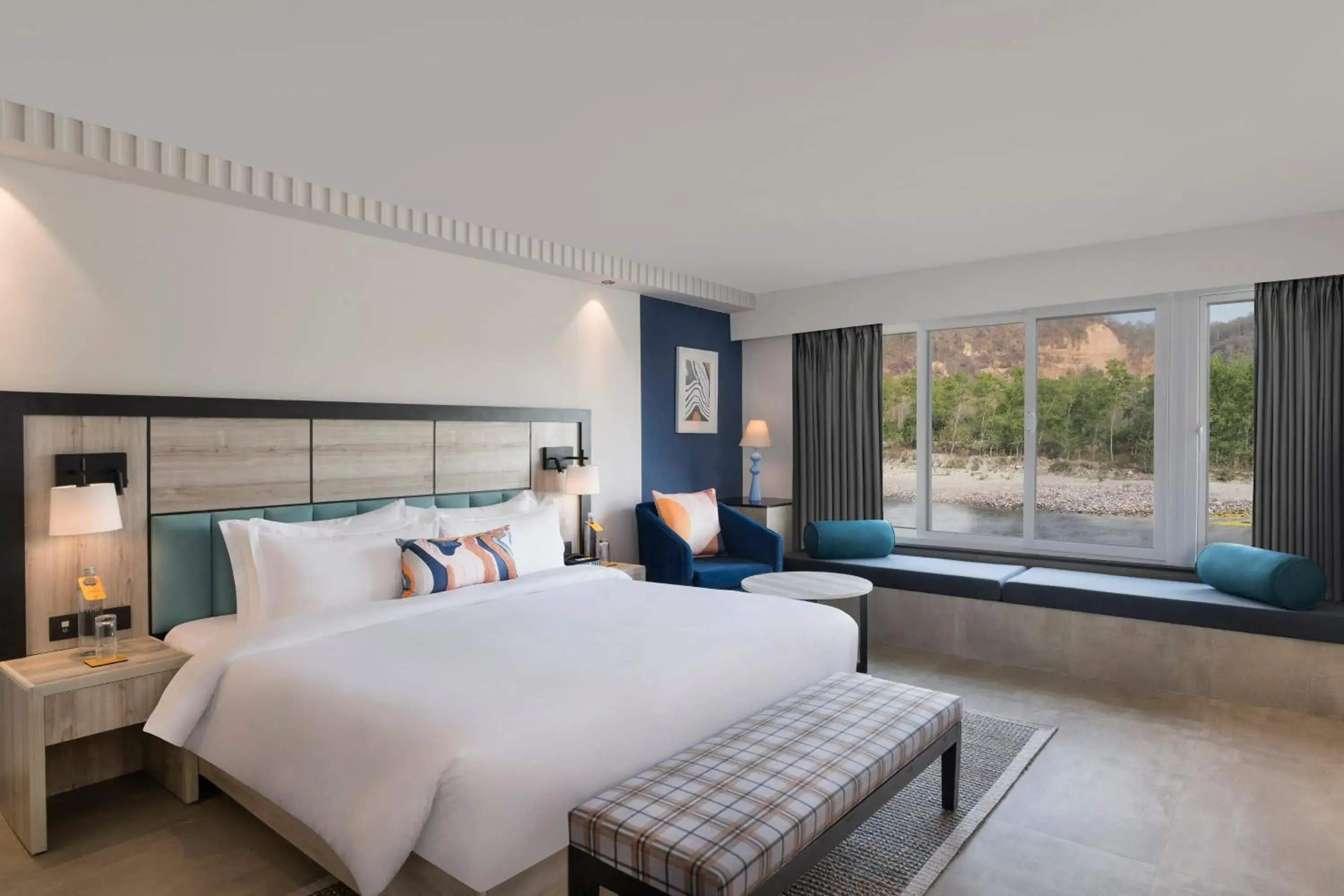 View (from property/room), Bed in voco Jim Corbett by IHG View (from property/room), Bed in voco Jim Corbett by IHG