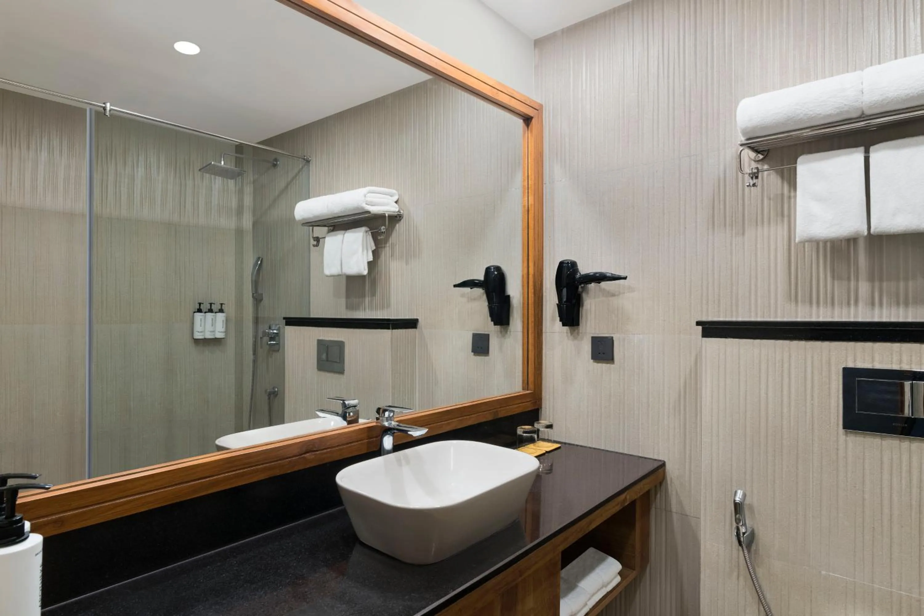 Bathroom in voco Jim Corbett by IHG