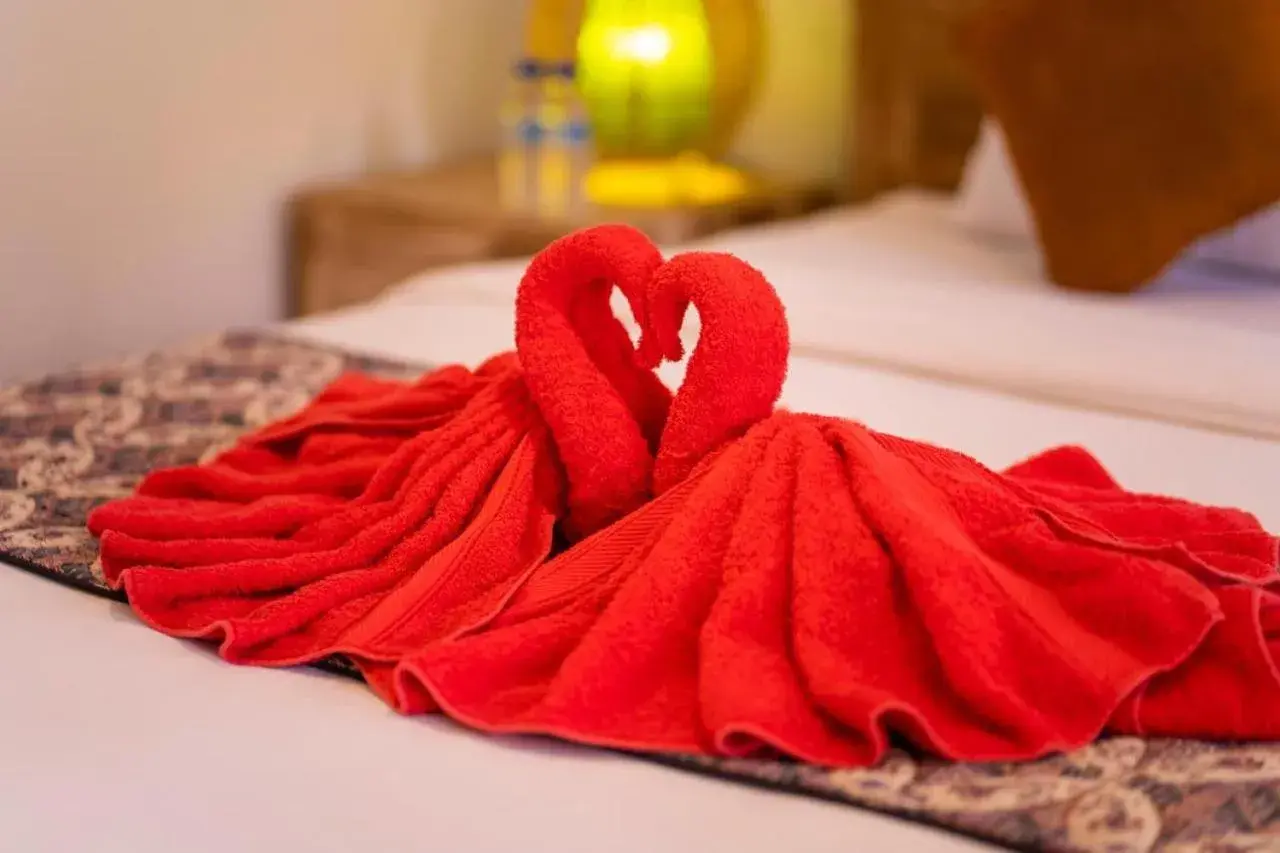 Bed in Dede Cottage Ubud Bed in Dede Cottage Ubud