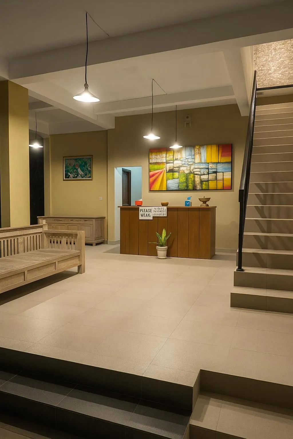 Lobby or reception in Dede Cottage Ubud