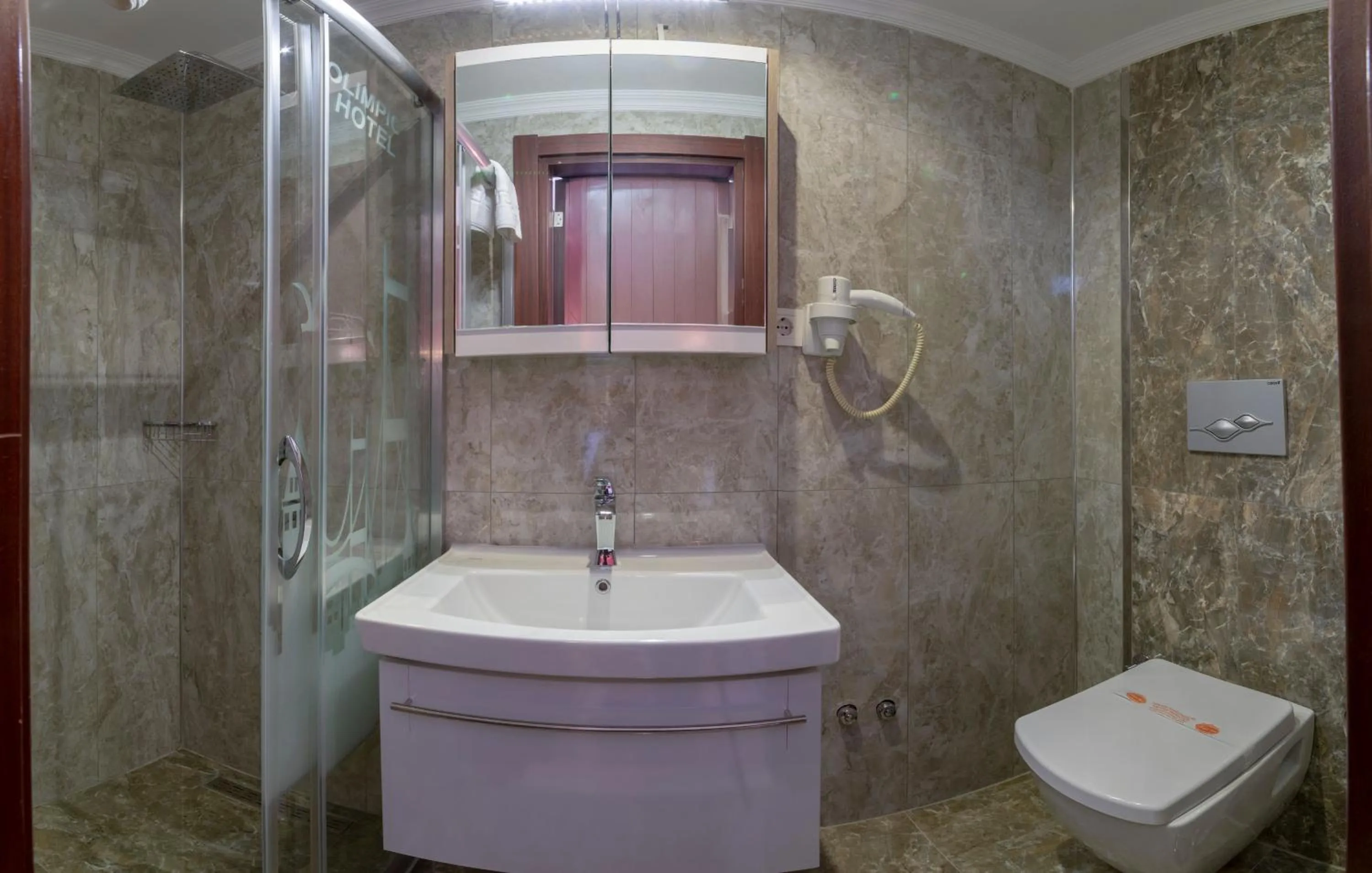 Bathroom in Olimpic Hotel