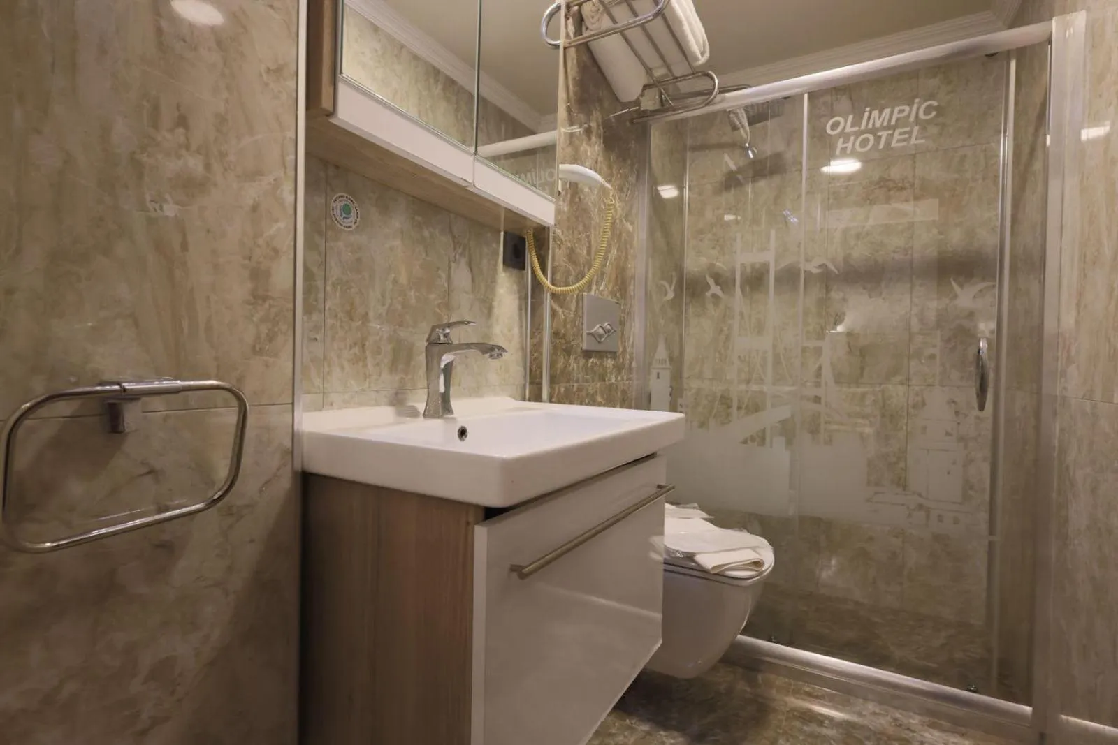 Shower in Olimpic Hotel