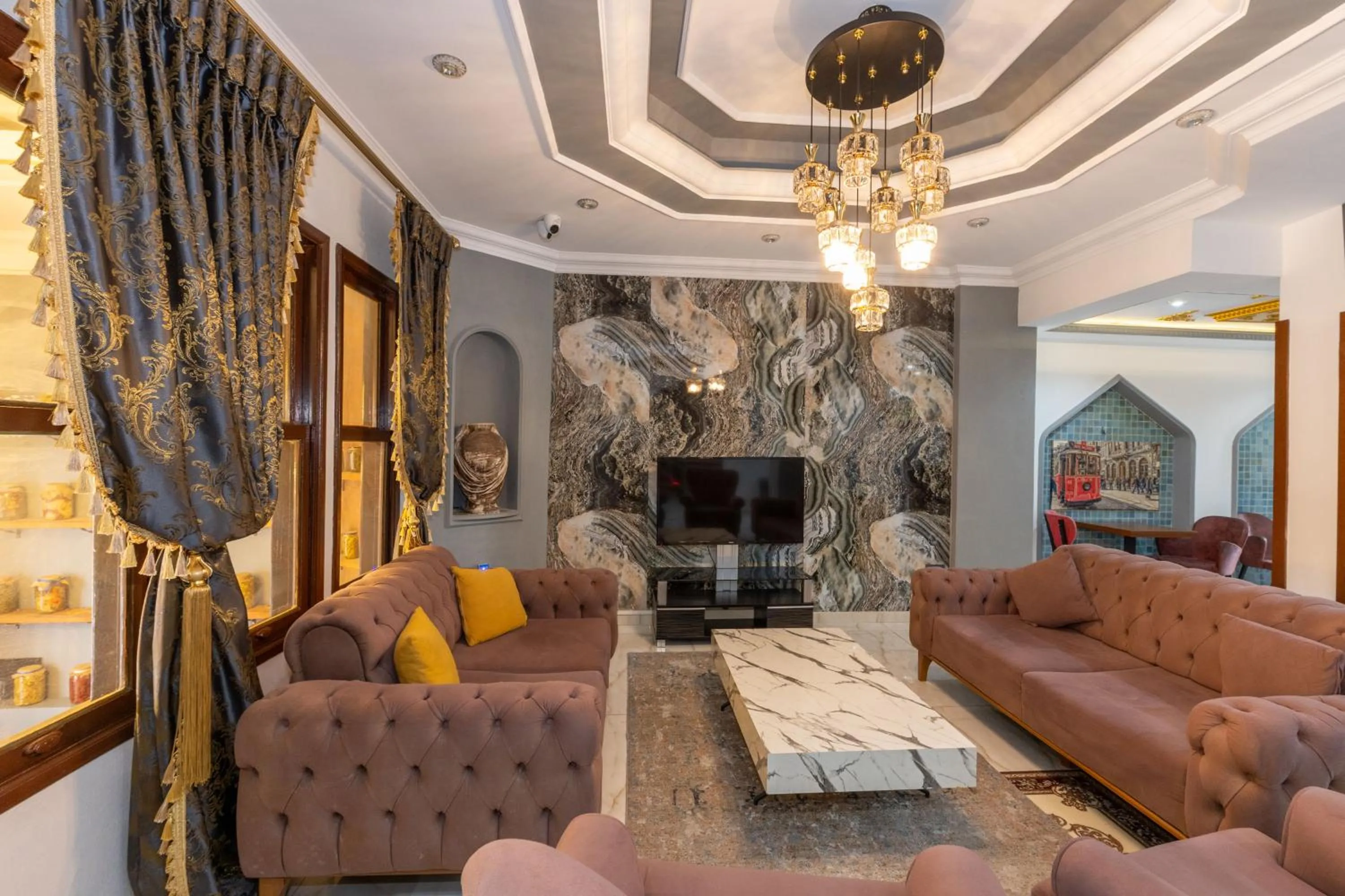 Lobby or reception in Olimpic Hotel