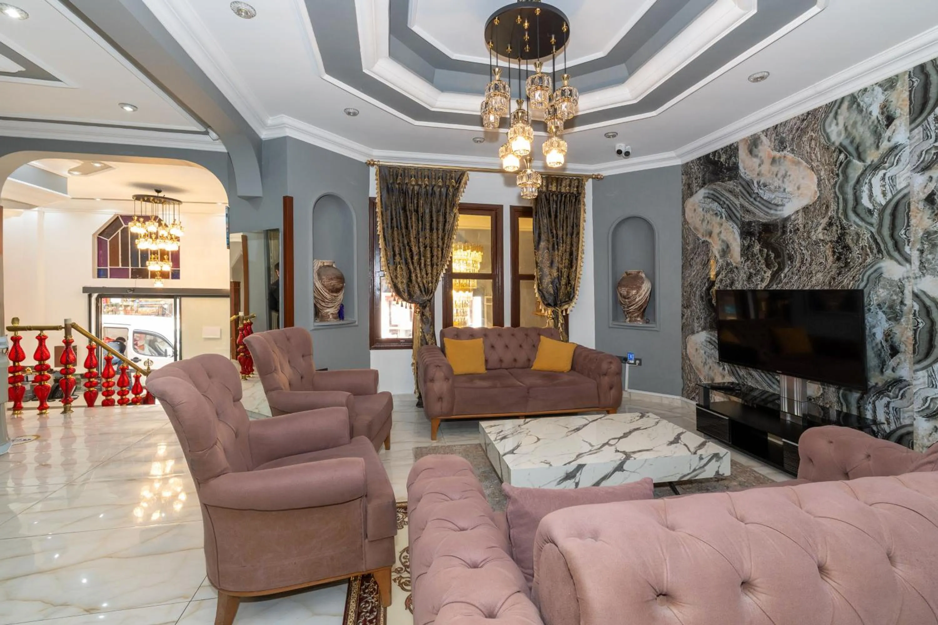 Lobby or reception in Olimpic Hotel