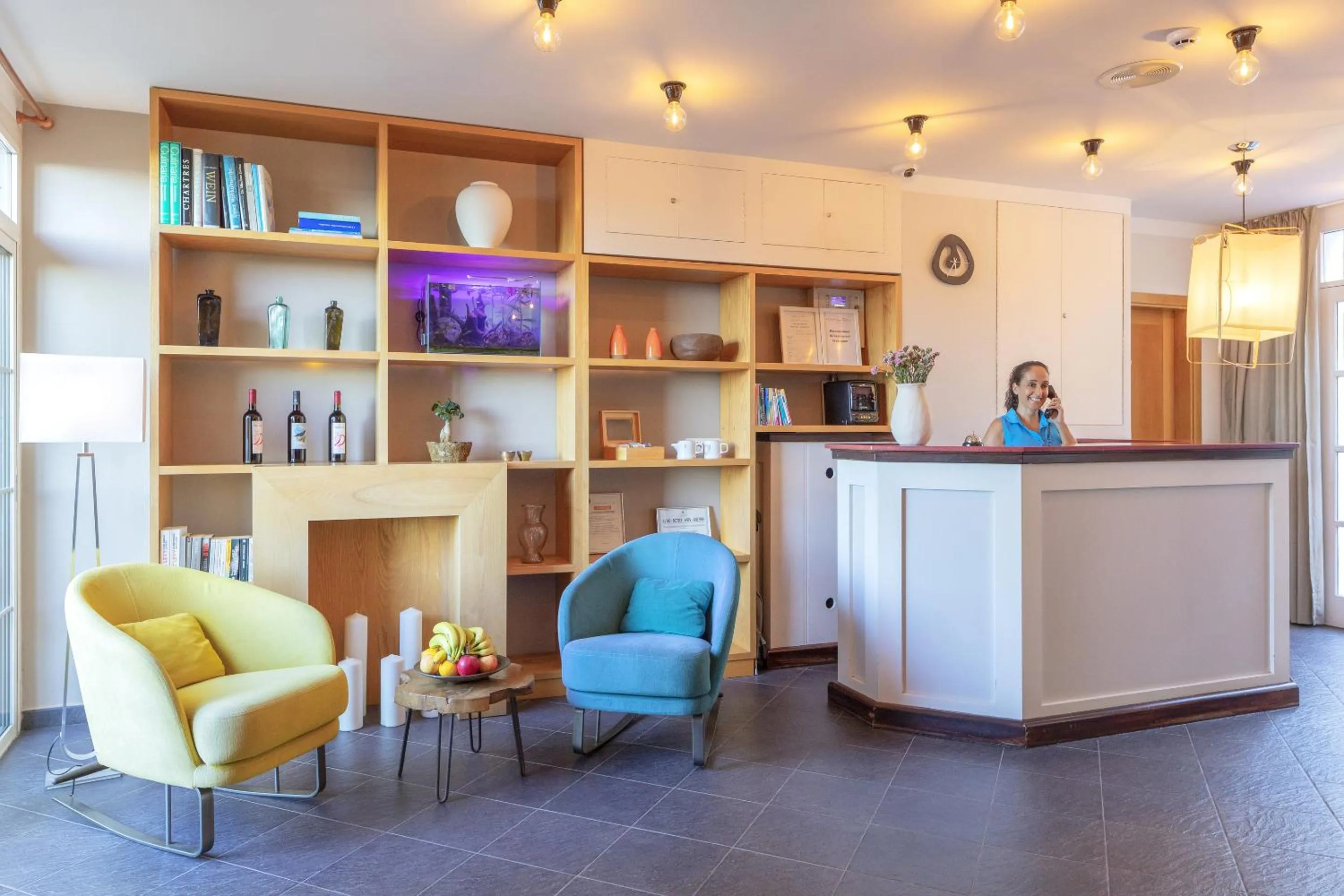 Lobby or reception in Hotel San Telmo