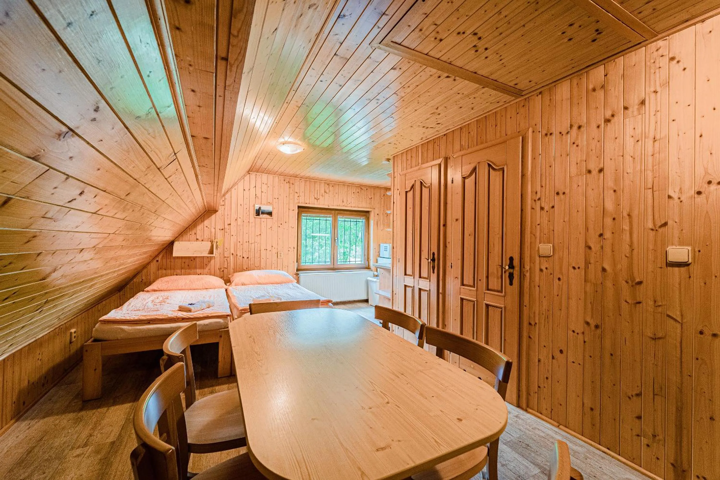 Dining area in Apartmány U Žaloudků