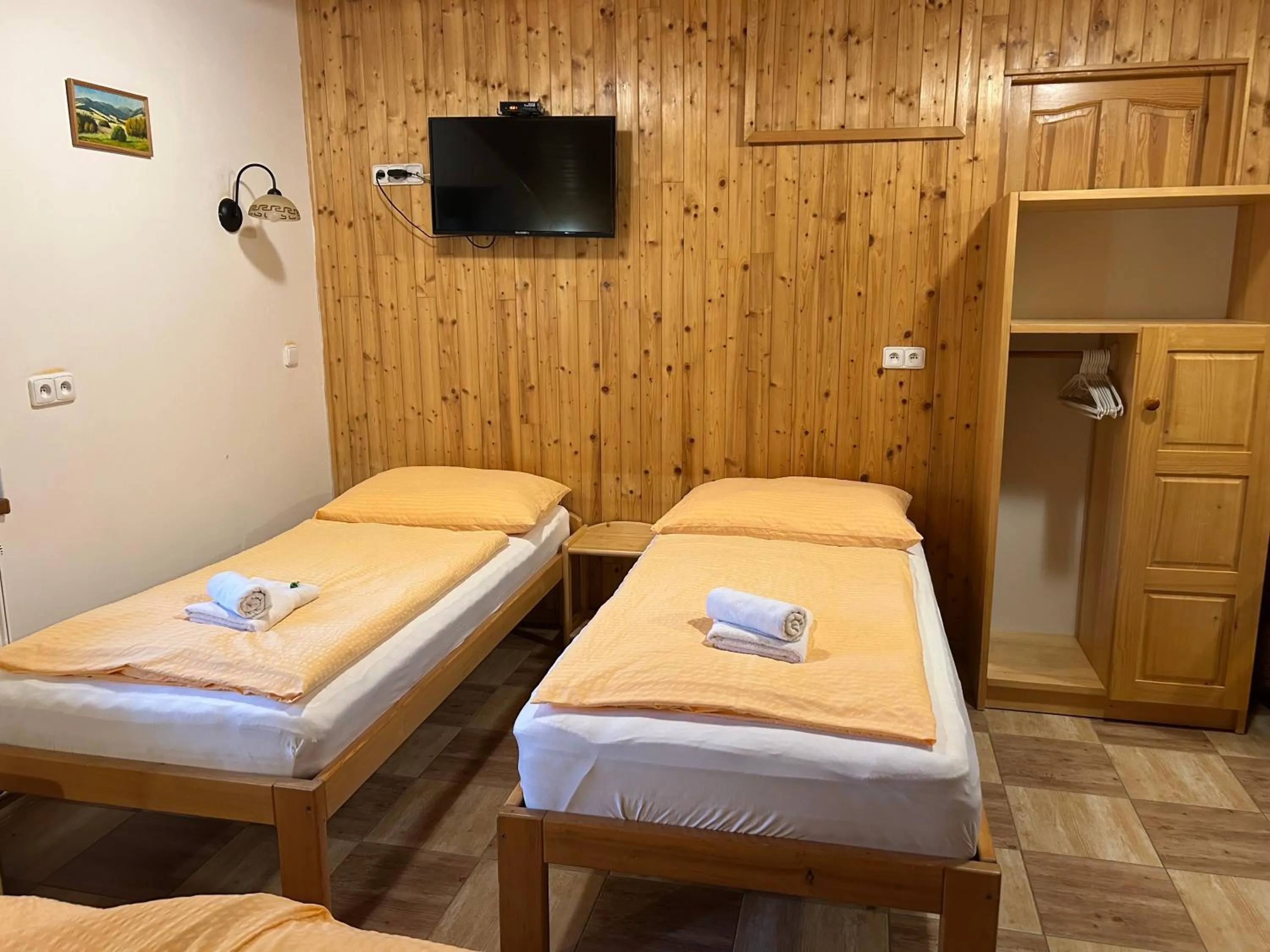 Bed in Apartmány U Žaloudků