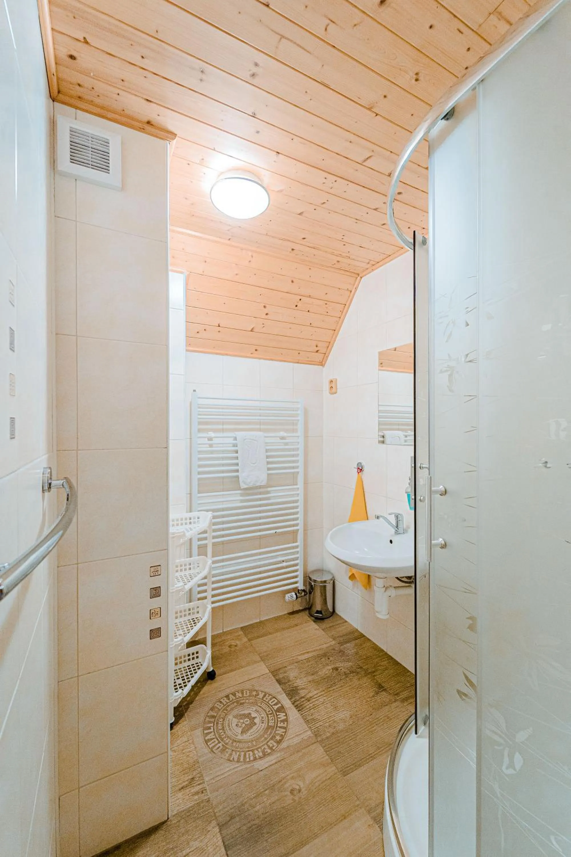 Shower in Apartmány U Žaloudků