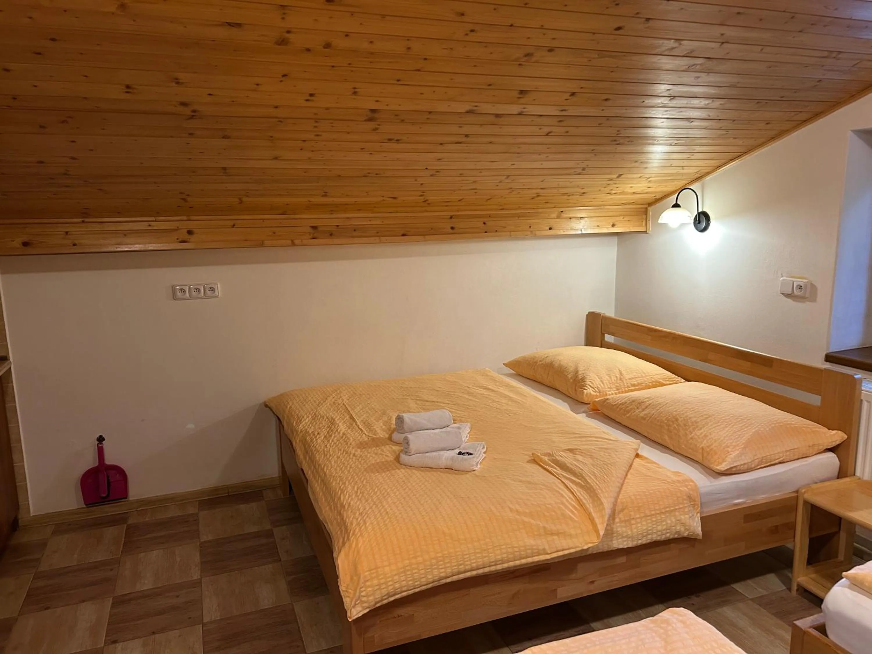 Bed in Apartmány U Žaloudků