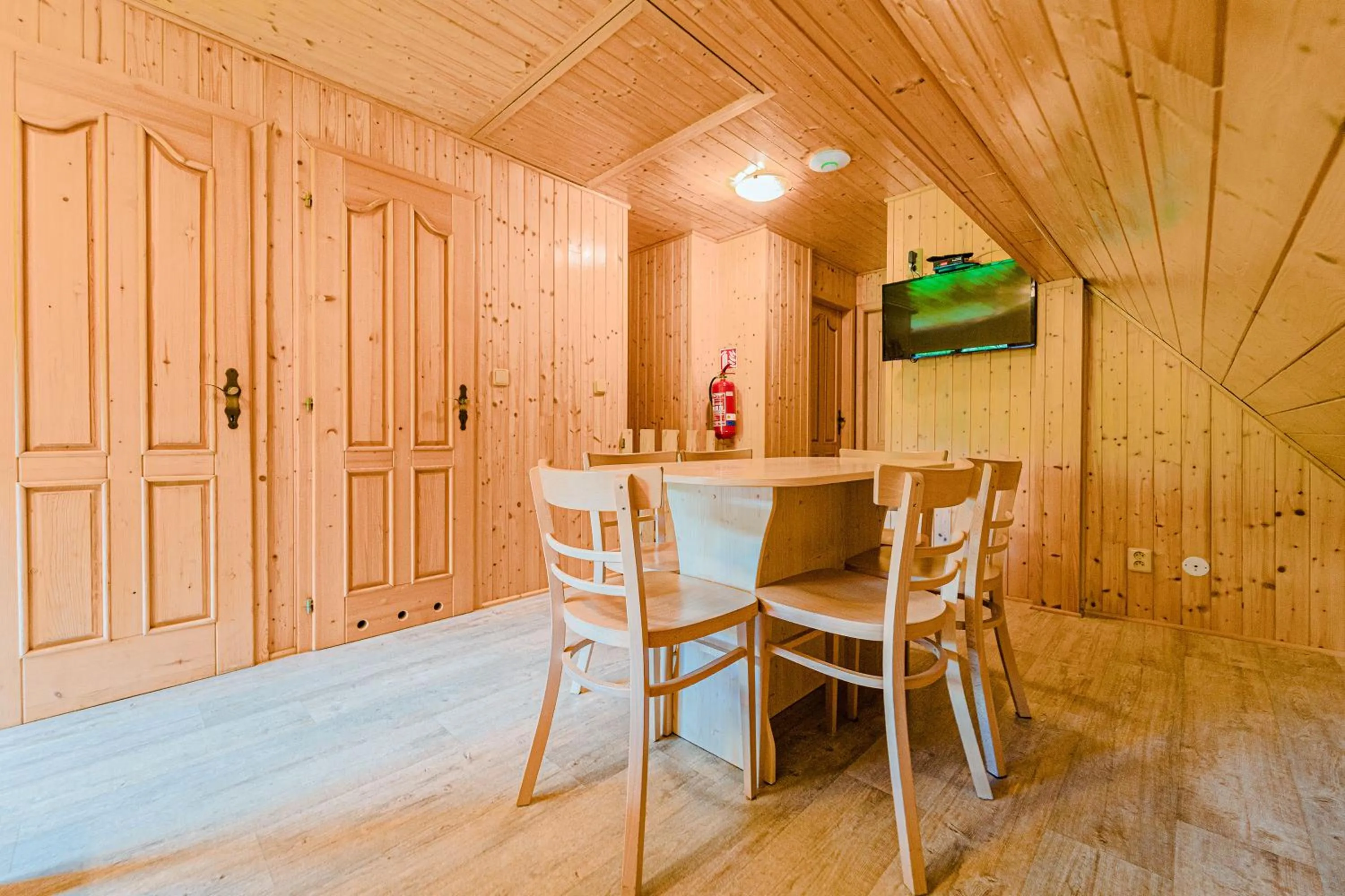 Dining area in Apartmány U Žaloudků