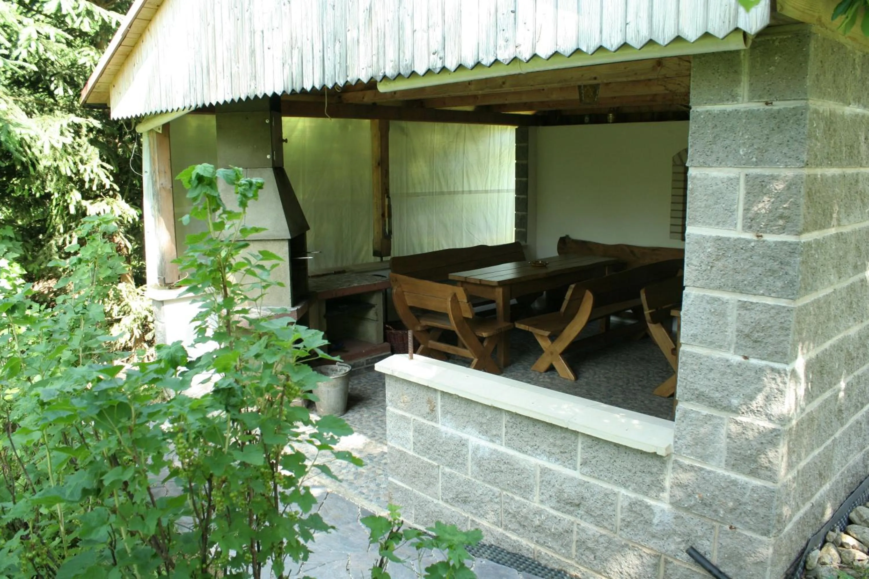 BBQ facilities in Apartmány U Žaloudků