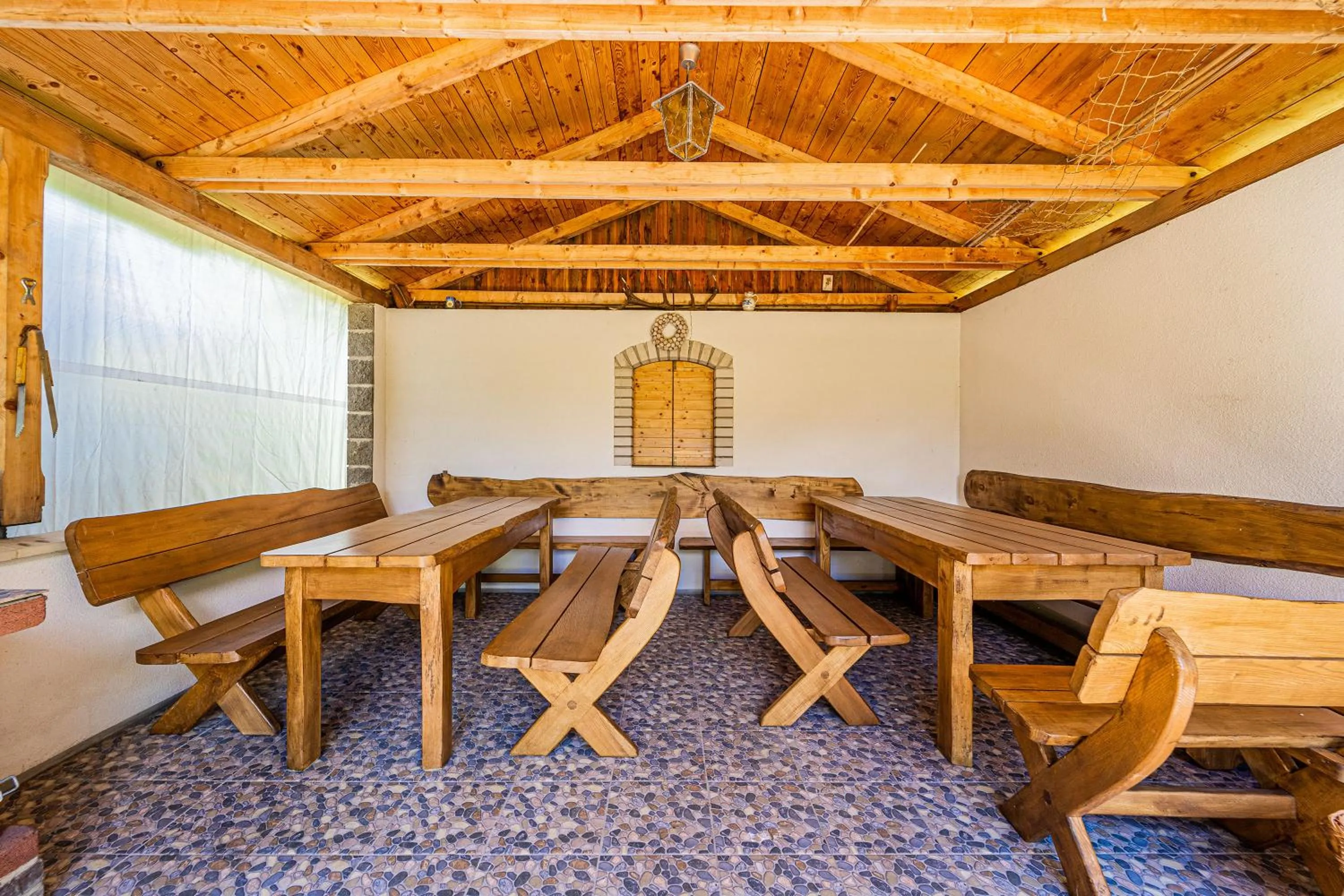 BBQ facilities in Apartmány U Žaloudků