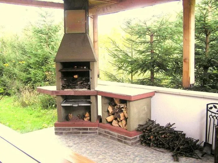 BBQ facilities in Apartmány U Žaloudků