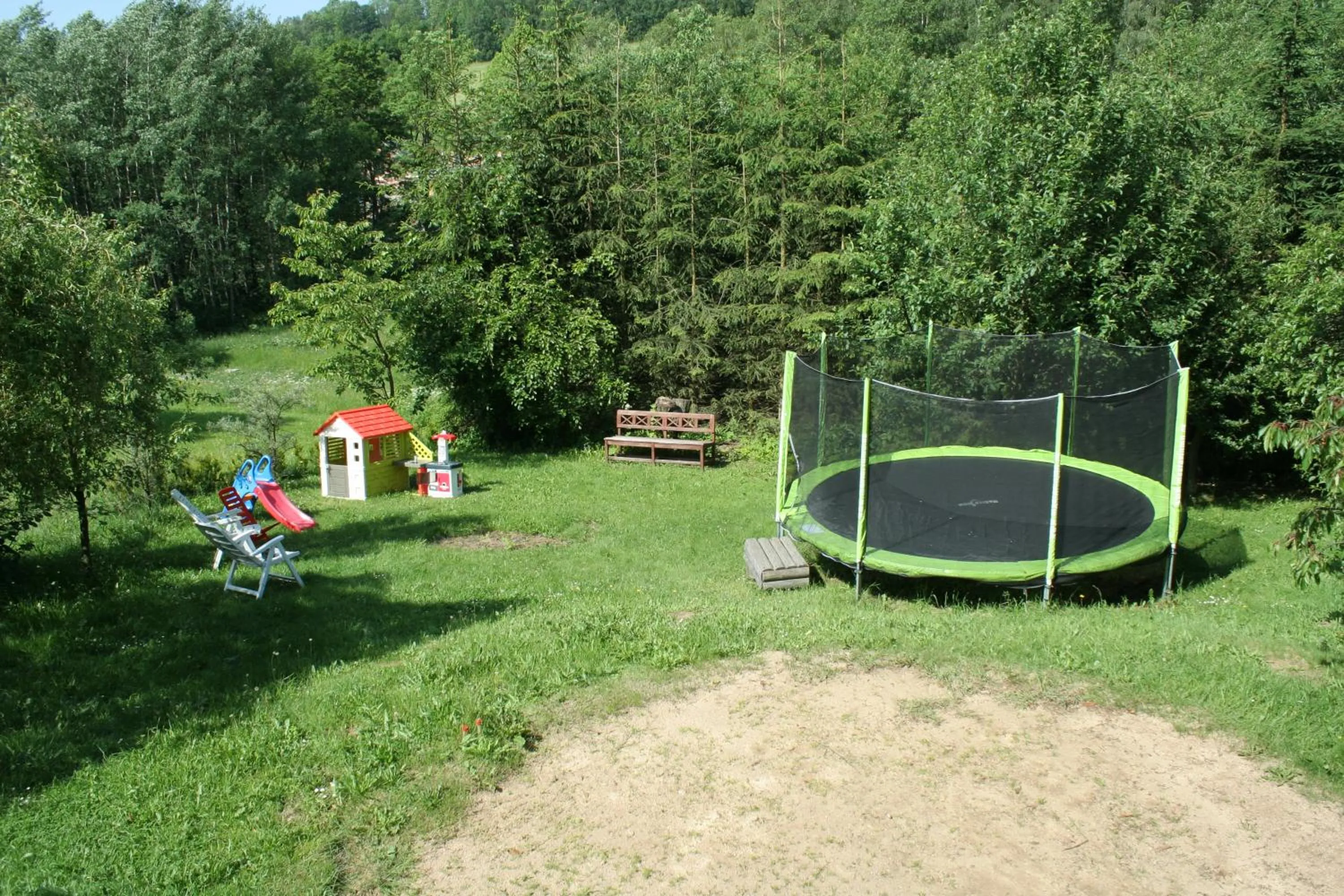 Children play ground in Apartmány U Žaloudků