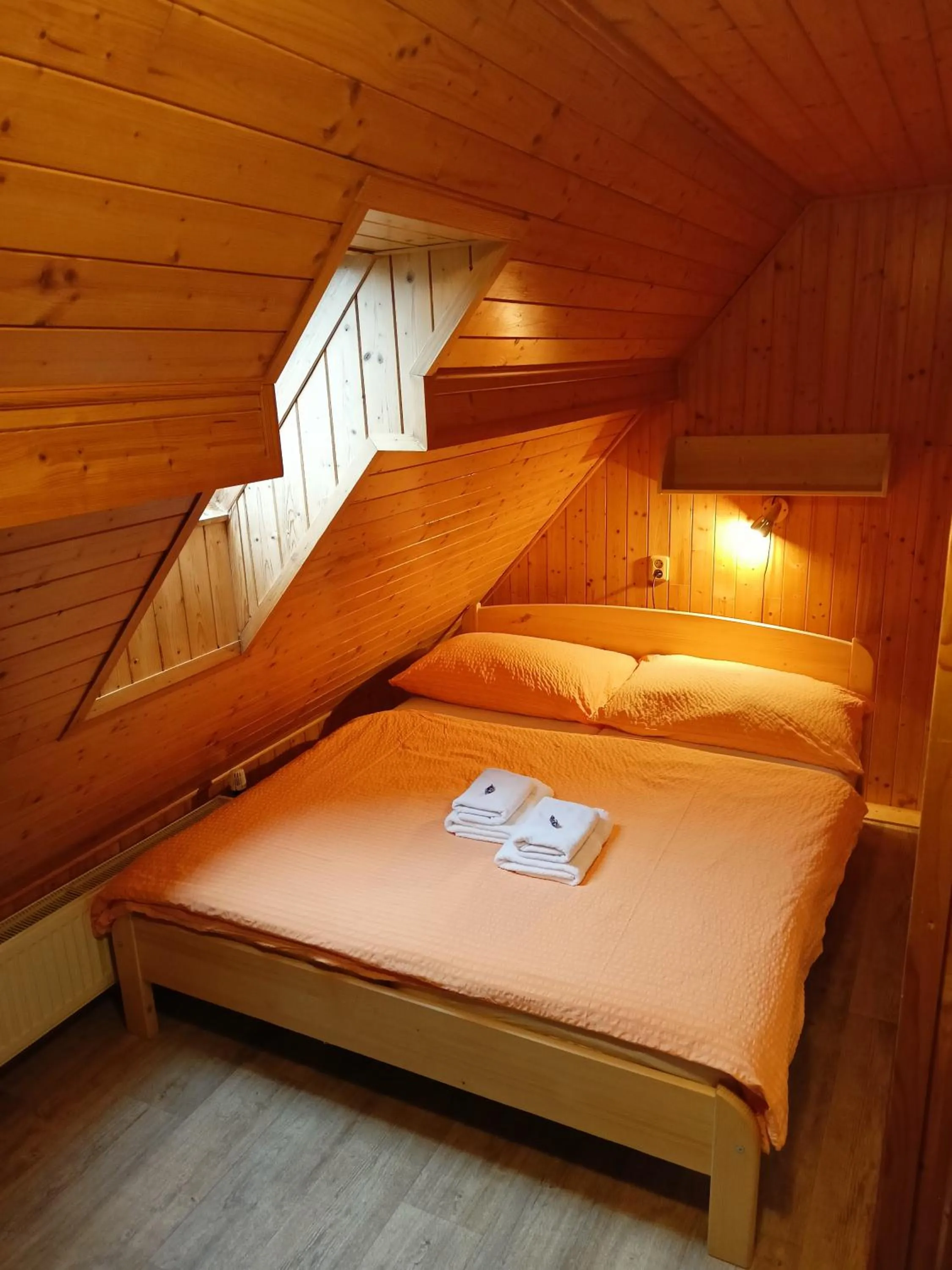Bed in Apartmány U Žaloudků