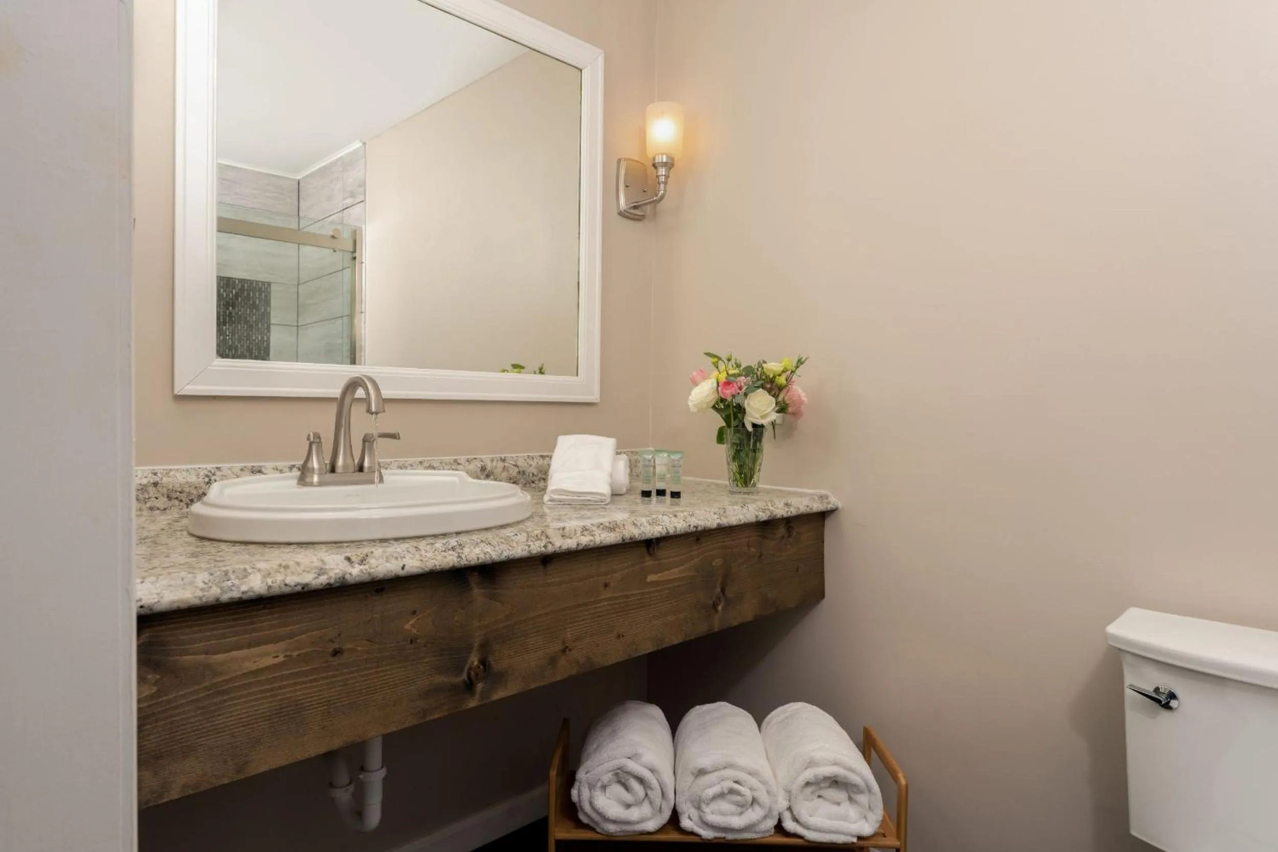 Bathroom in Magnolia Manor and Chapel