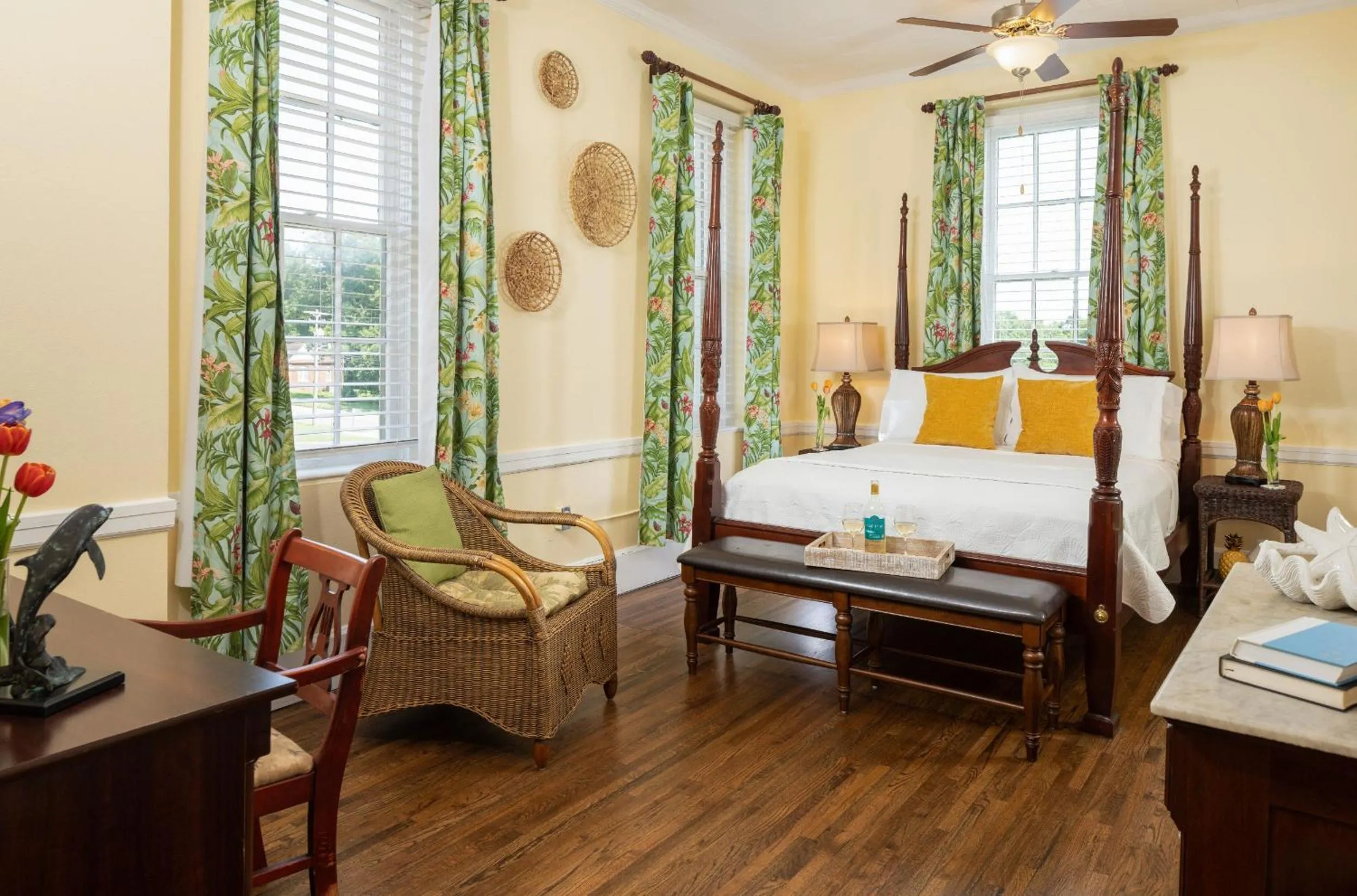 Photo of the whole room, Bed in Magnolia Manor and Chapel