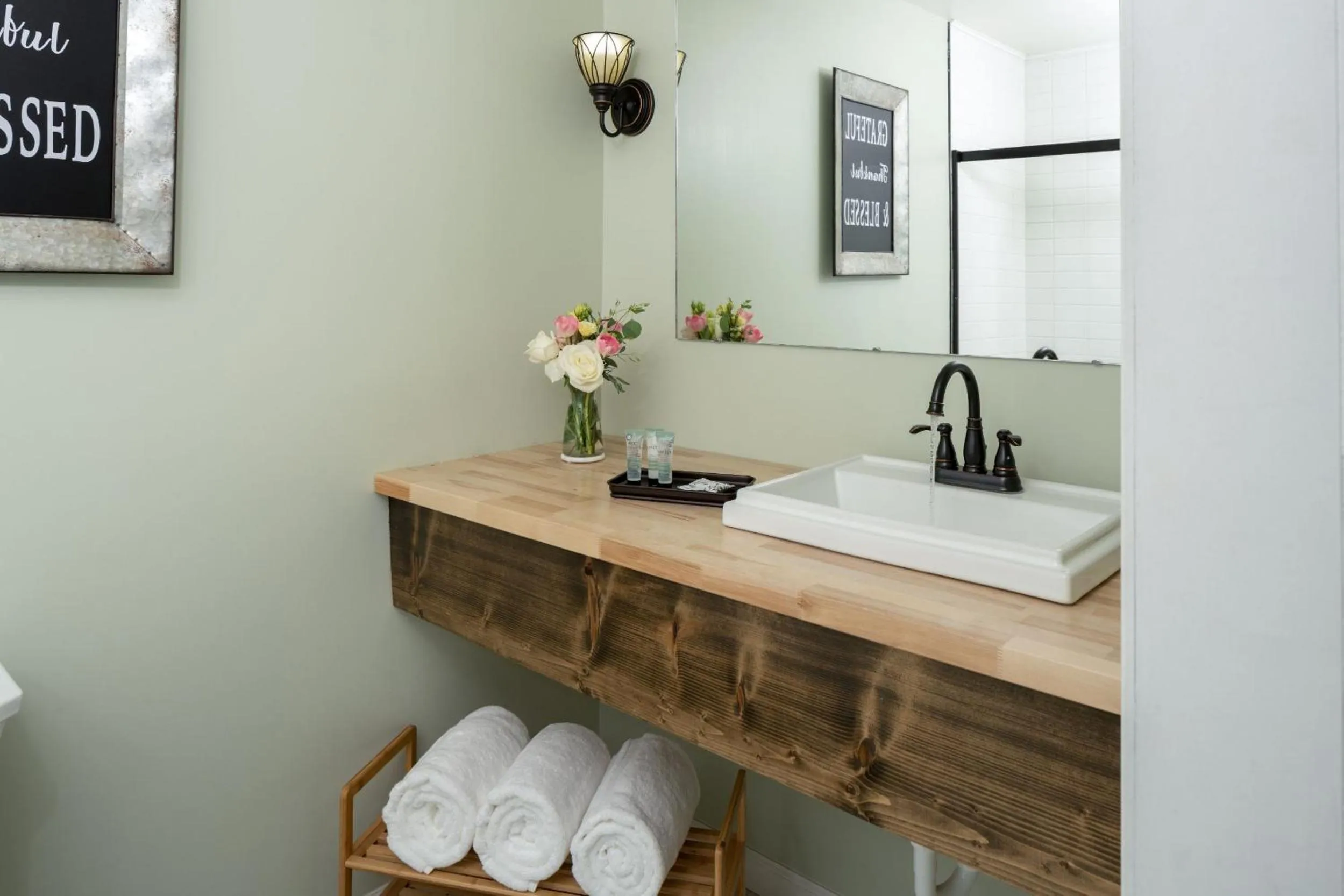 Bathroom in Magnolia Manor and Chapel