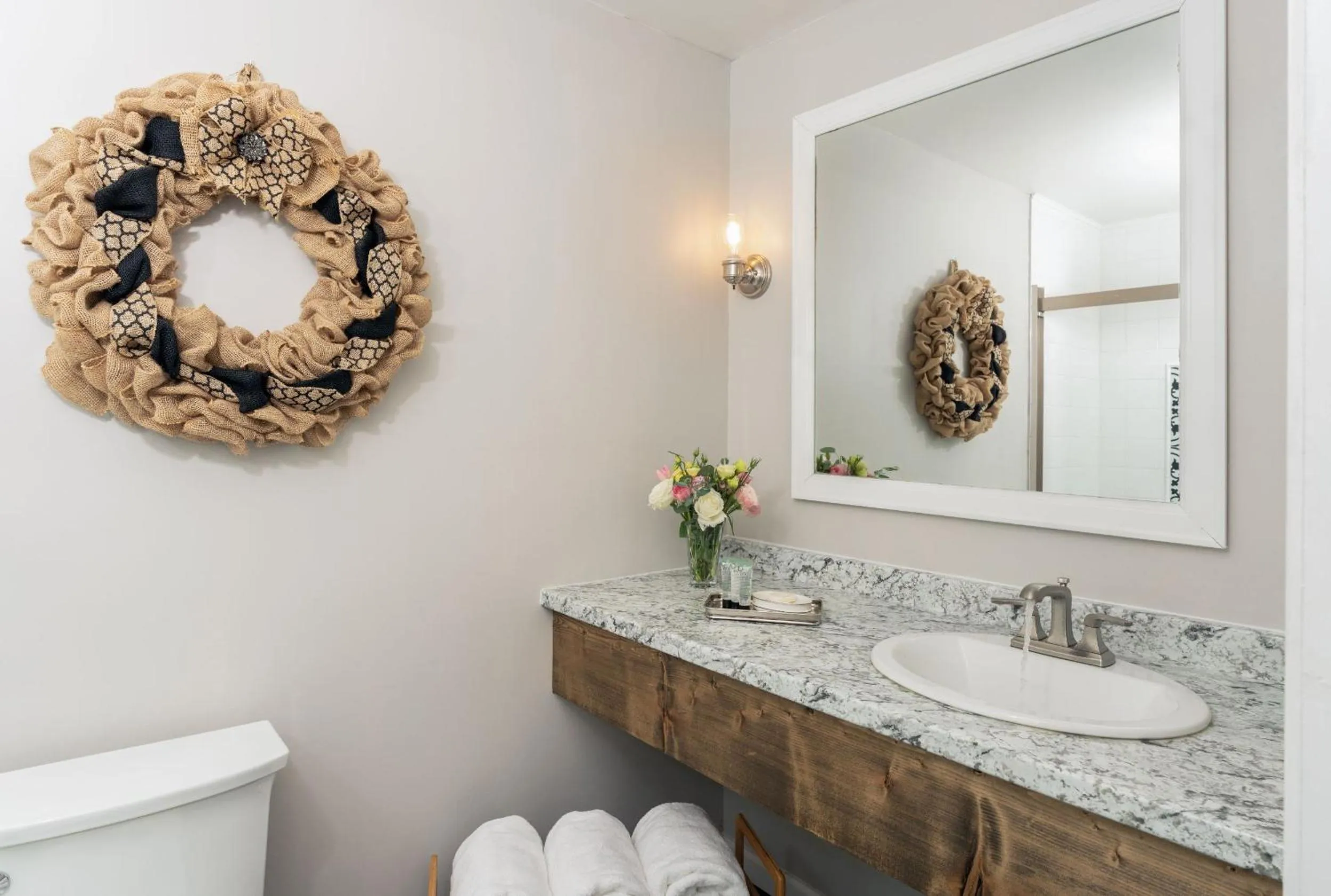 Bathroom in Magnolia Manor and Chapel
