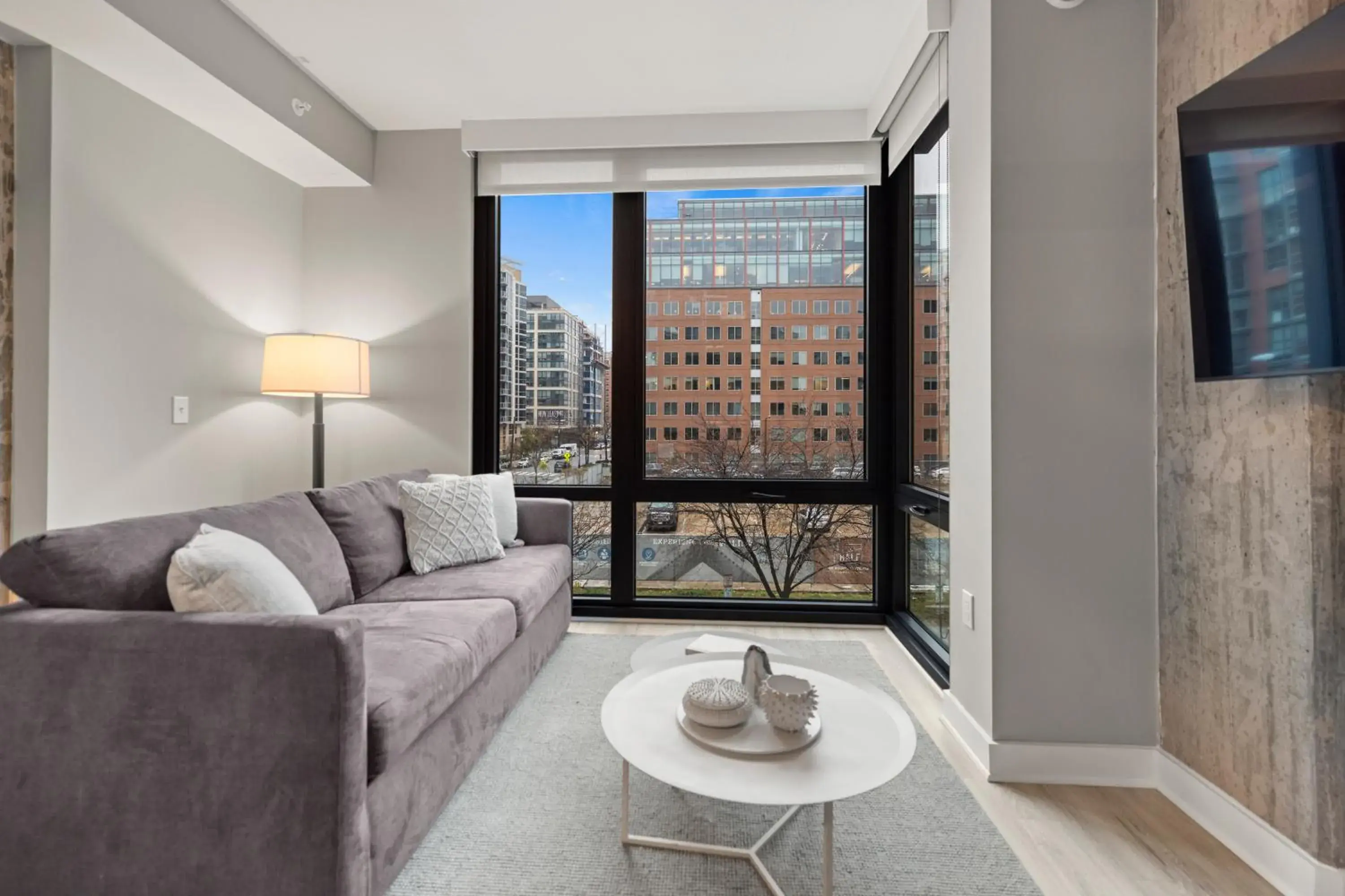 Living room in Coda on Half, a Placemakr Experience - Navy Yard Living room in Coda on Half, a Placemakr Experience - Navy Yard